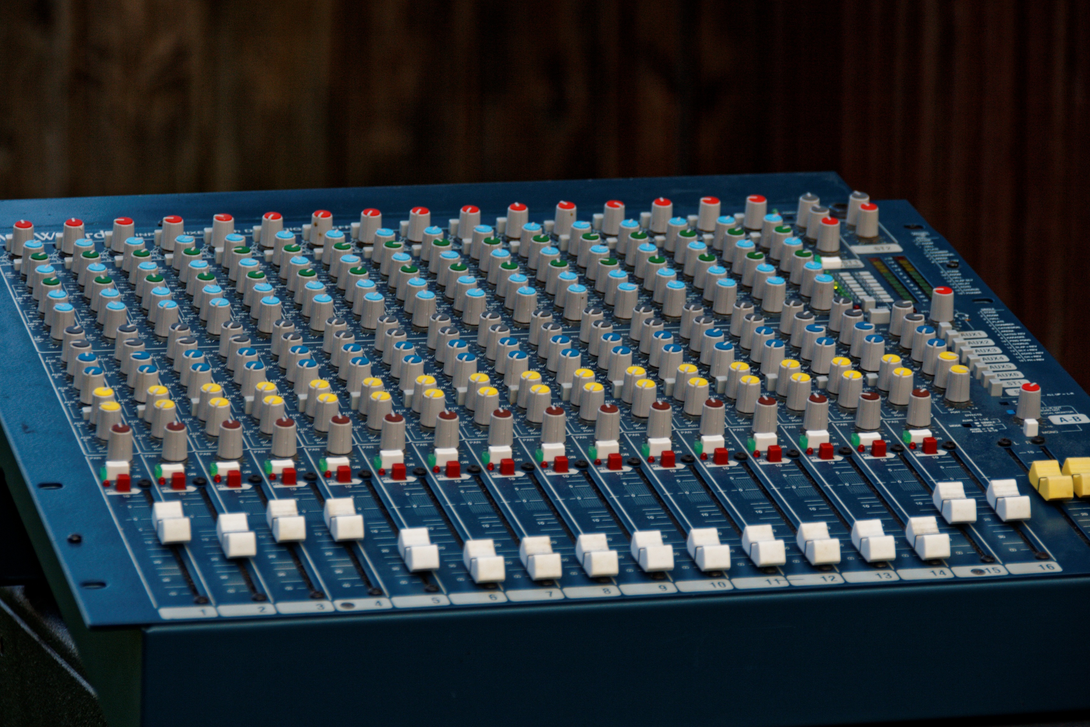 close-up, audio, studio, 2K, keypad, controller, mixing, arts culture and entertainment, sound mixer, control panel, high angle view, poti, multi colored, HD Wallpaper