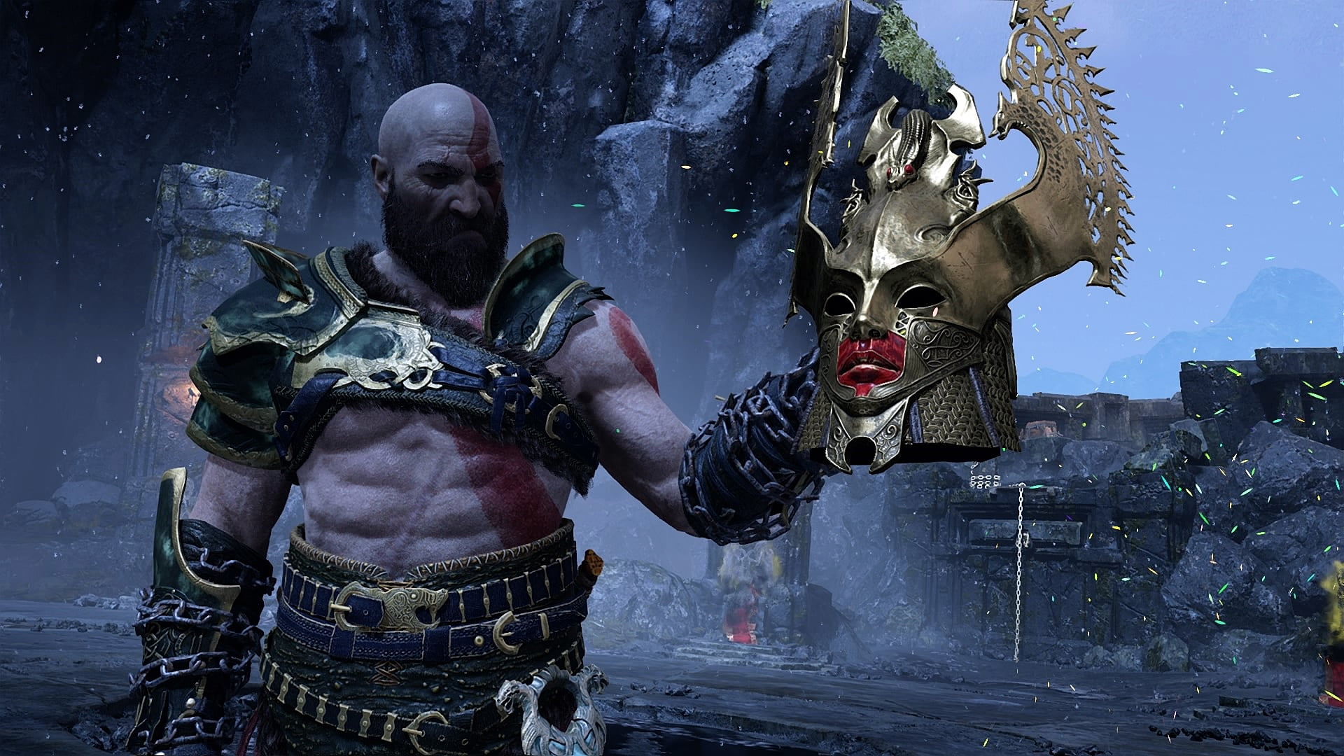 PlayStation 4, screen shot, God of War (2018), PlayStation, Kratos, 1080P, Santa Monica Studio, God of War, HD Wallpaper