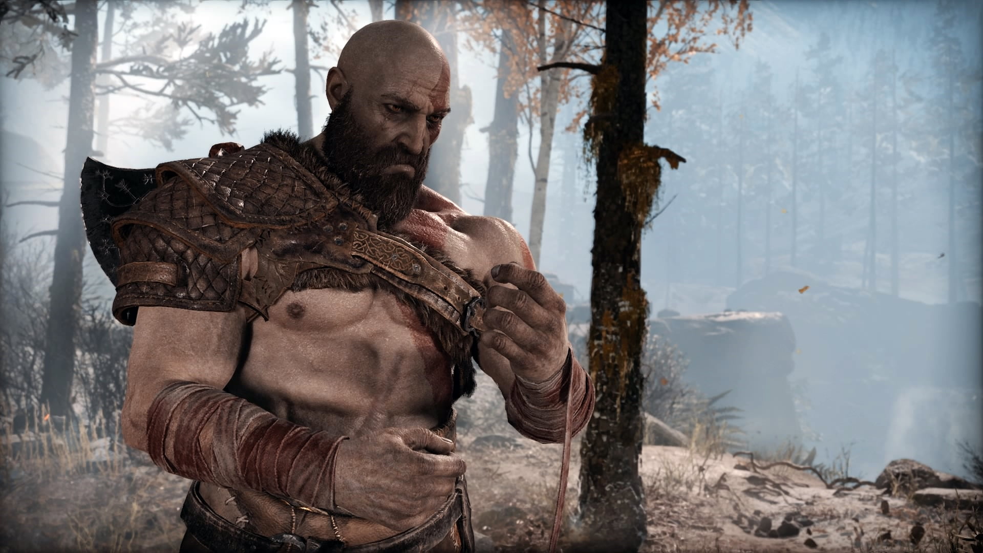 God of War (2018), screen shot, Santa Monica Studio, PlayStation, 1080P, PlayStation 4, HD Wallpaper