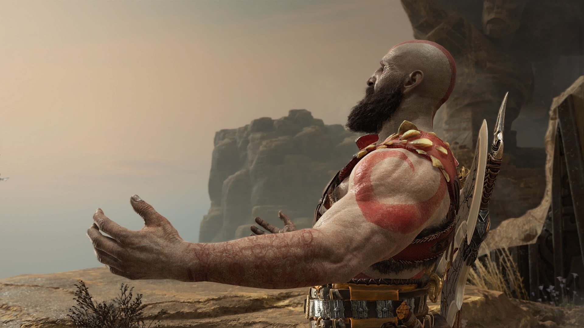 God of War, God of War (2018), 1080P, Santa Monica Studio, PlayStation, screen shot, PlayStation 4, HD Wallpaper