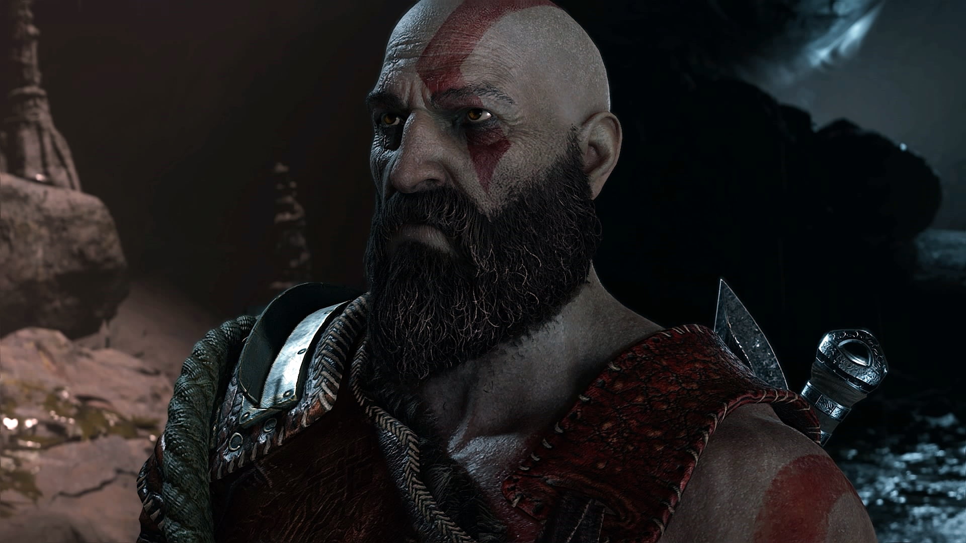 PlayStation, God of War (2018), Santa Monica Studio, 1080P, God of War, PlayStation 4, screen shot, HD Wallpaper