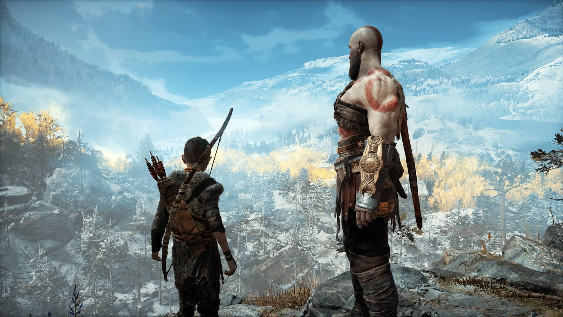 Santa Monica Studio, PlayStation, PlayStation 4, screen shot, God of War (2018), 1080P, HD Wallpaper