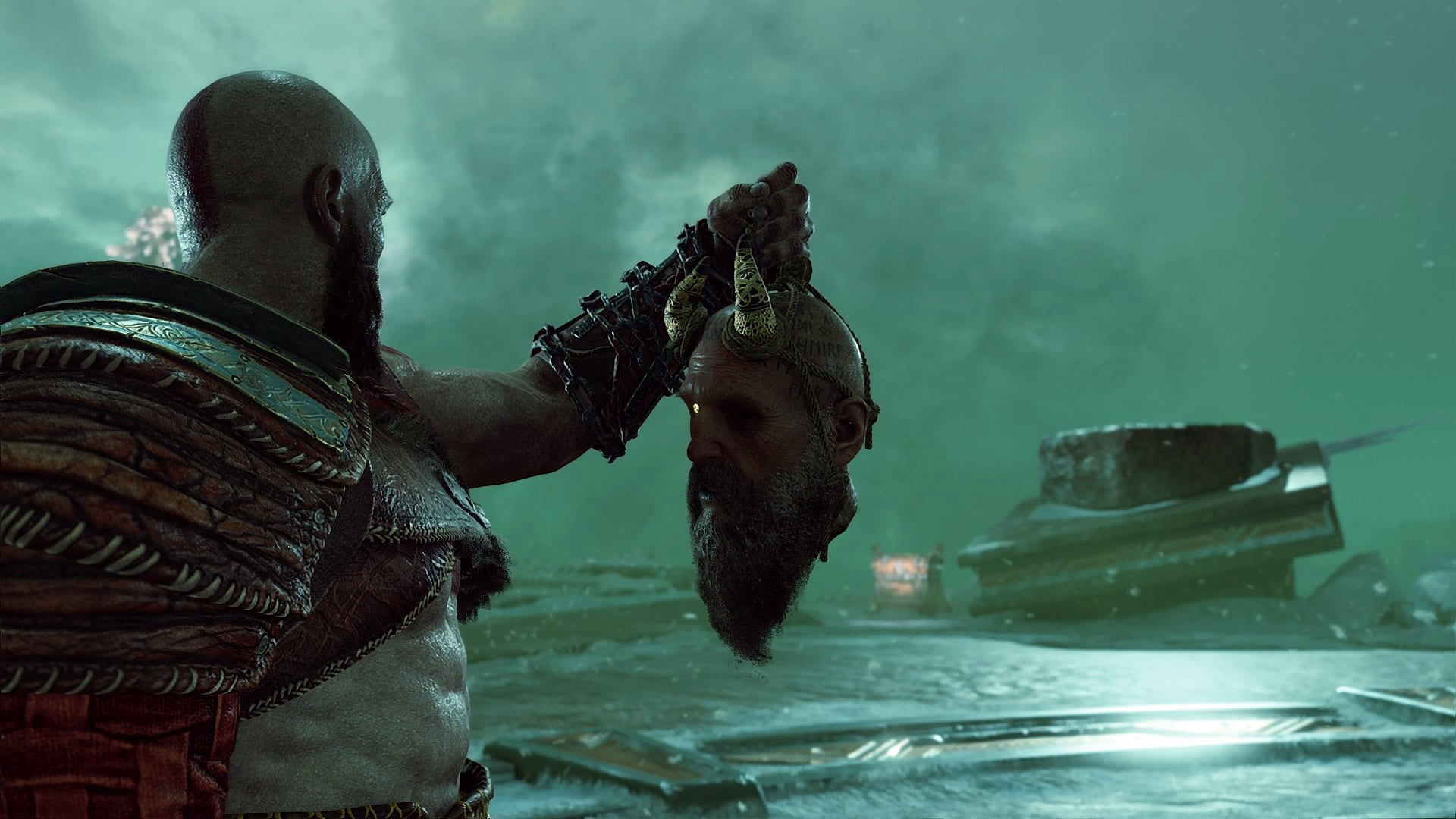 God of War (2018), 1080P, PlayStation 4, Santa Monica Studio, God of War, PlayStation, screen shot, HD Wallpaper