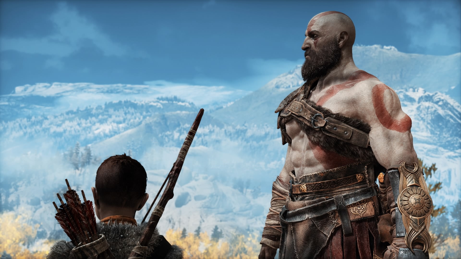 screen shot, Santa Monica Studio, 1080P, PlayStation 4, God of War (2018), PlayStation, HD Wallpaper