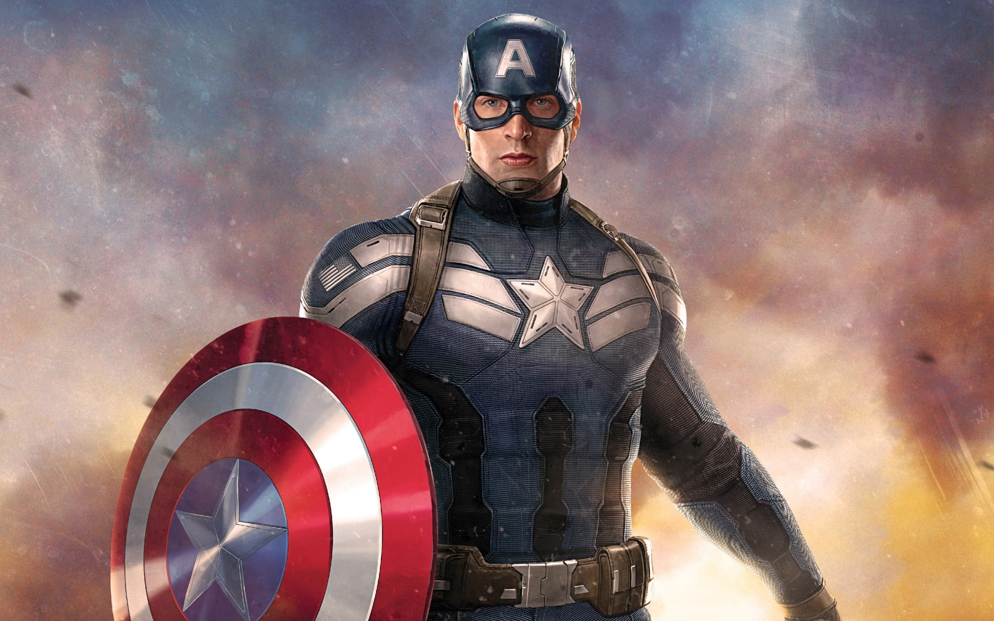 adult, waist up, helmet, front view, protection, work helmet, 1080P, sport, sign, safety, captain america computer backgrounds, headwear, people, portrait, HD Wallpaper