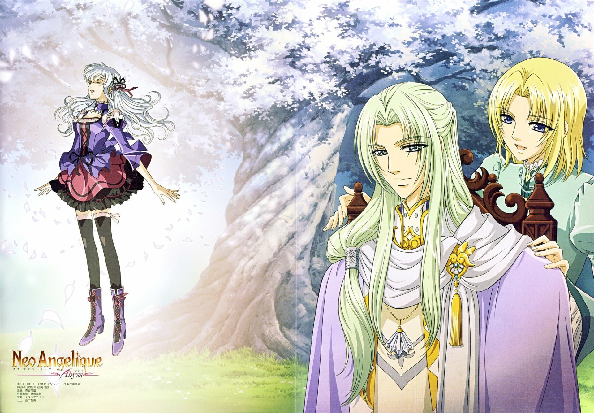 Anime, Neo Angelique Abyss, 1080P, HD Wallpaper