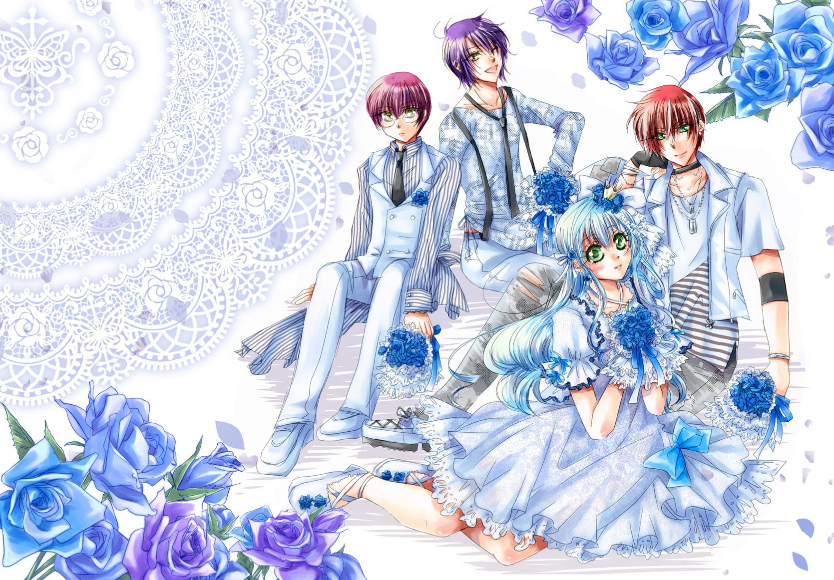 720P, Neo Angelique Abyss, Anime, HD Wallpaper