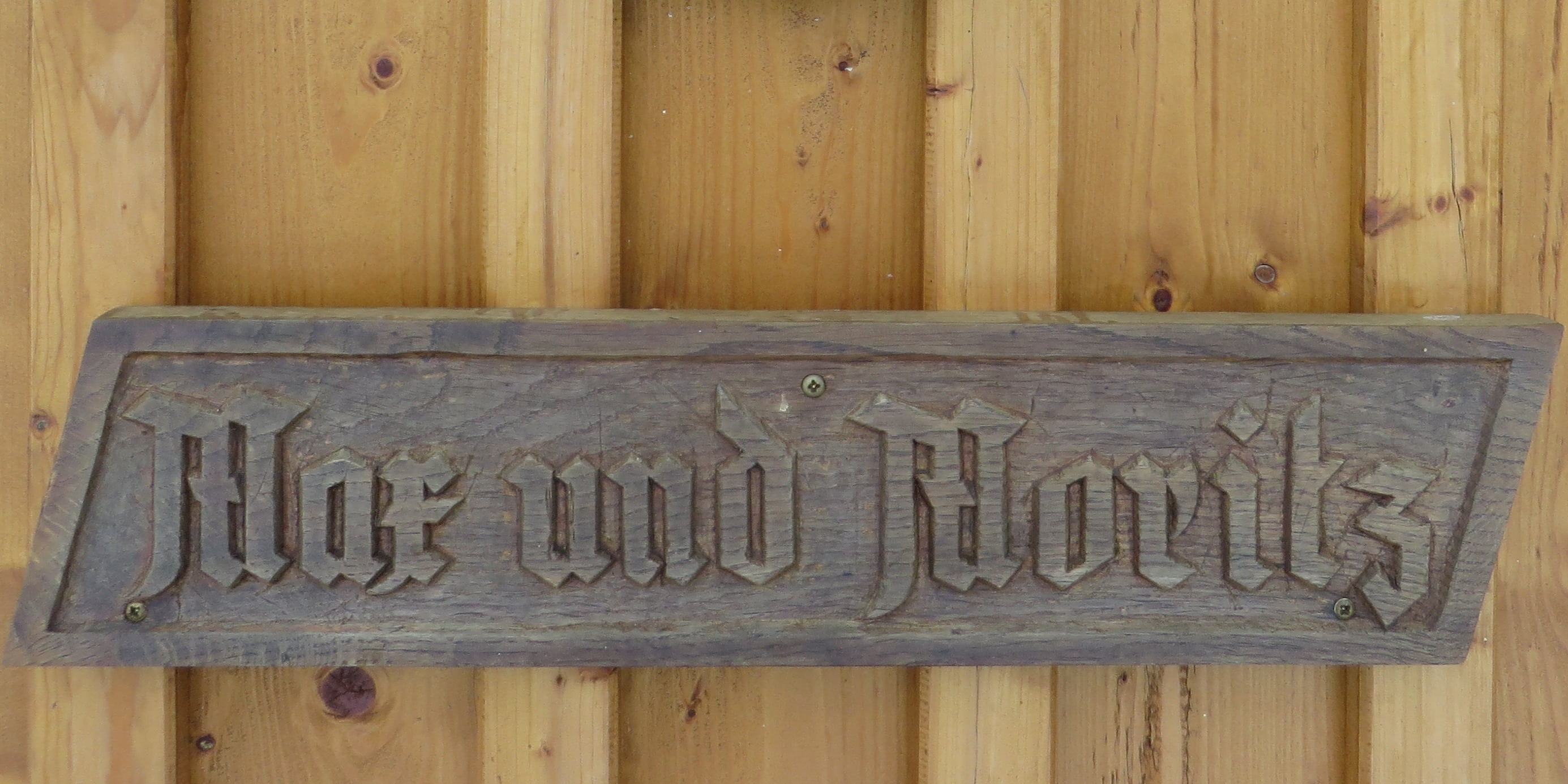 text, wooden sign, western script, public restroom, wood - material, entrance, no people, door, food and drink, day, max and moritz, sign, single word, HD Wallpaper