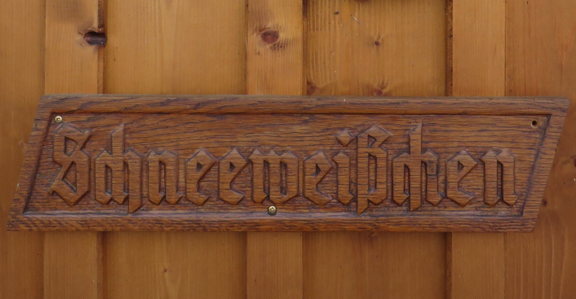 western script, old, carving - craft product, capital letter, day, 1080P, wall - building feature, entrance, text, wooden sign, snow white, fairy tales, HD Wallpaper