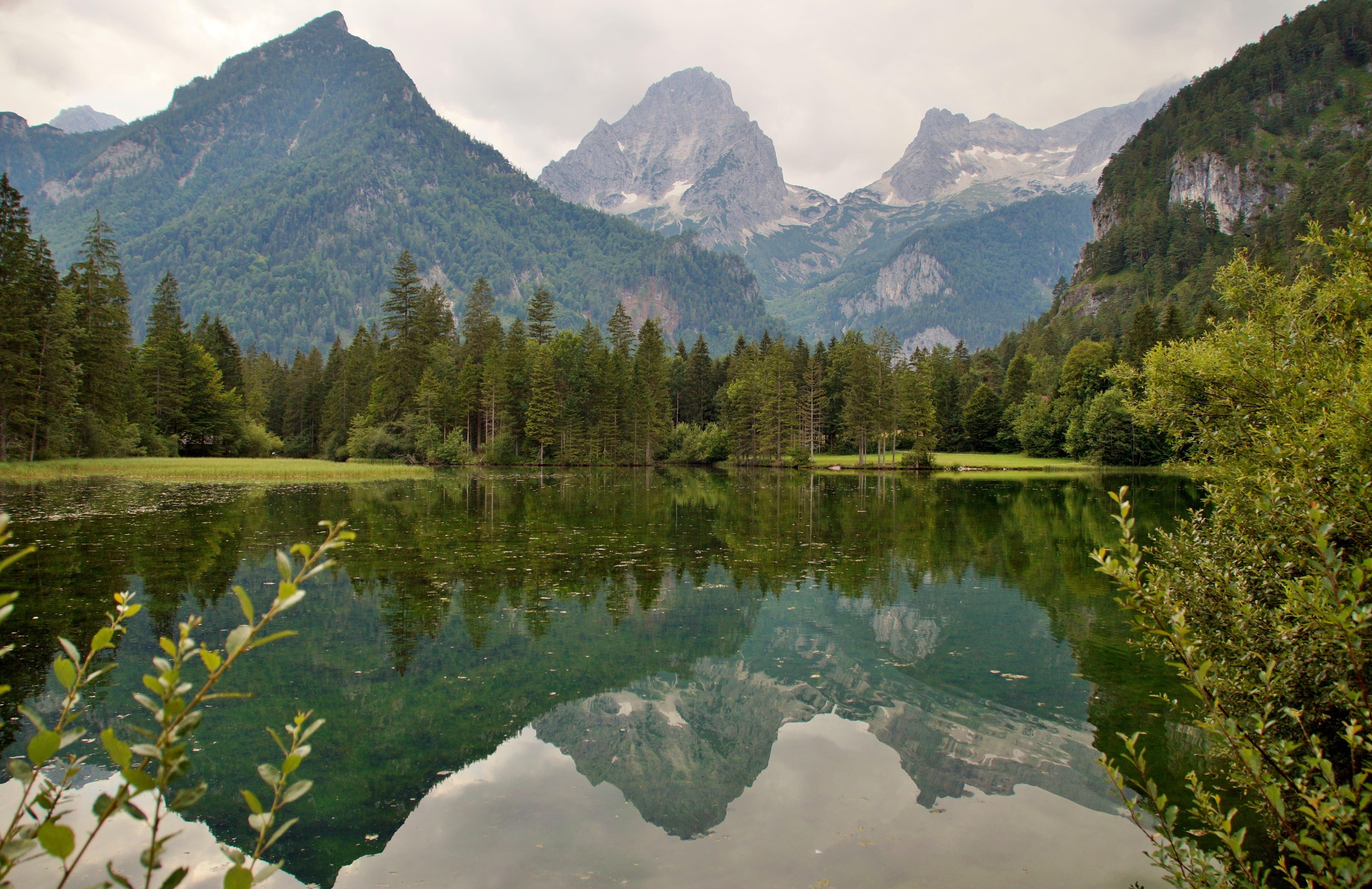 picturesque, mountain peak, austria, scenics - nature, beauty in nature, tranquility, plant, landscape, mountains, grosser priel, spitzmauer, water, alps, HD Wallpaper