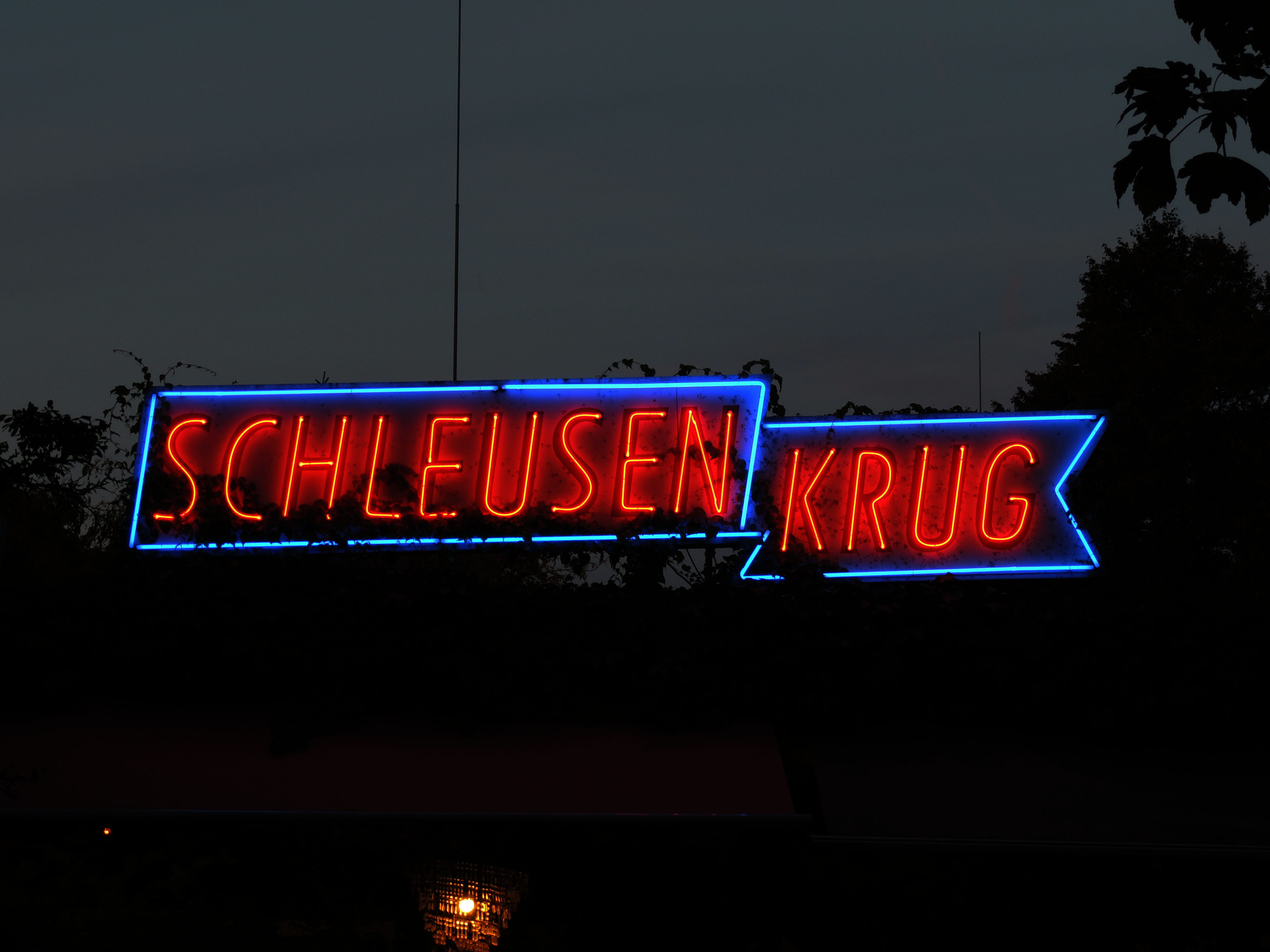 information sign, eberswalde, illuminated, nightlife, city, commercial sign, berlin, glowing, dark, low angle view, bar, zoologischer garten eberswalde, HD Wallpaper