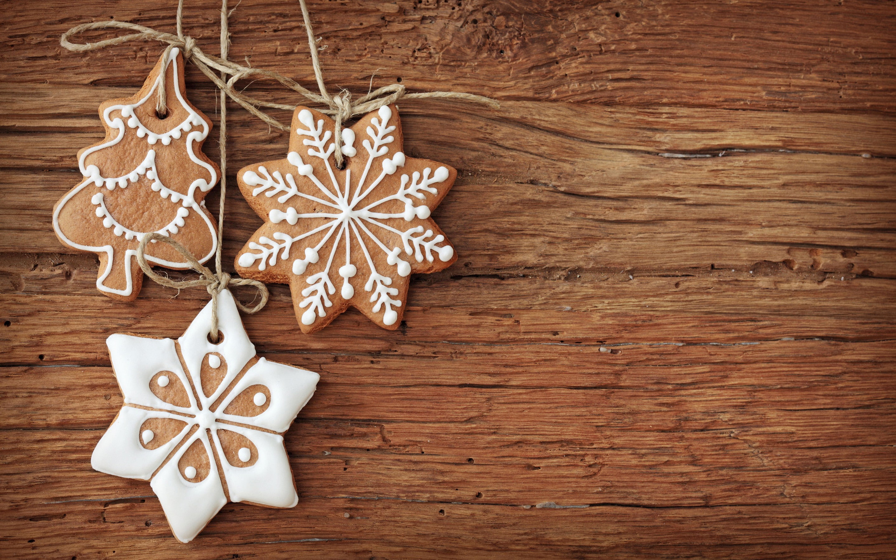 christmas, bikes, newyear, 2880x1800, cookies, holiday, 2K, ultra hd, HD Wallpaper
