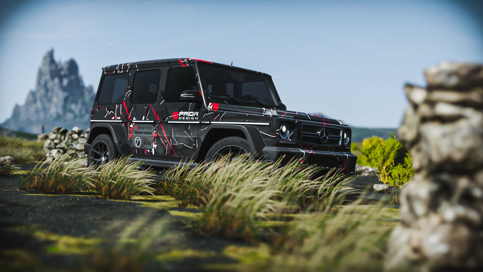 Mercedes AMG, Mercedes Benz, 1080P, vehicle, car, Prior Design, G 65, Forza Horizon 4, Forza, HD Wallpaper