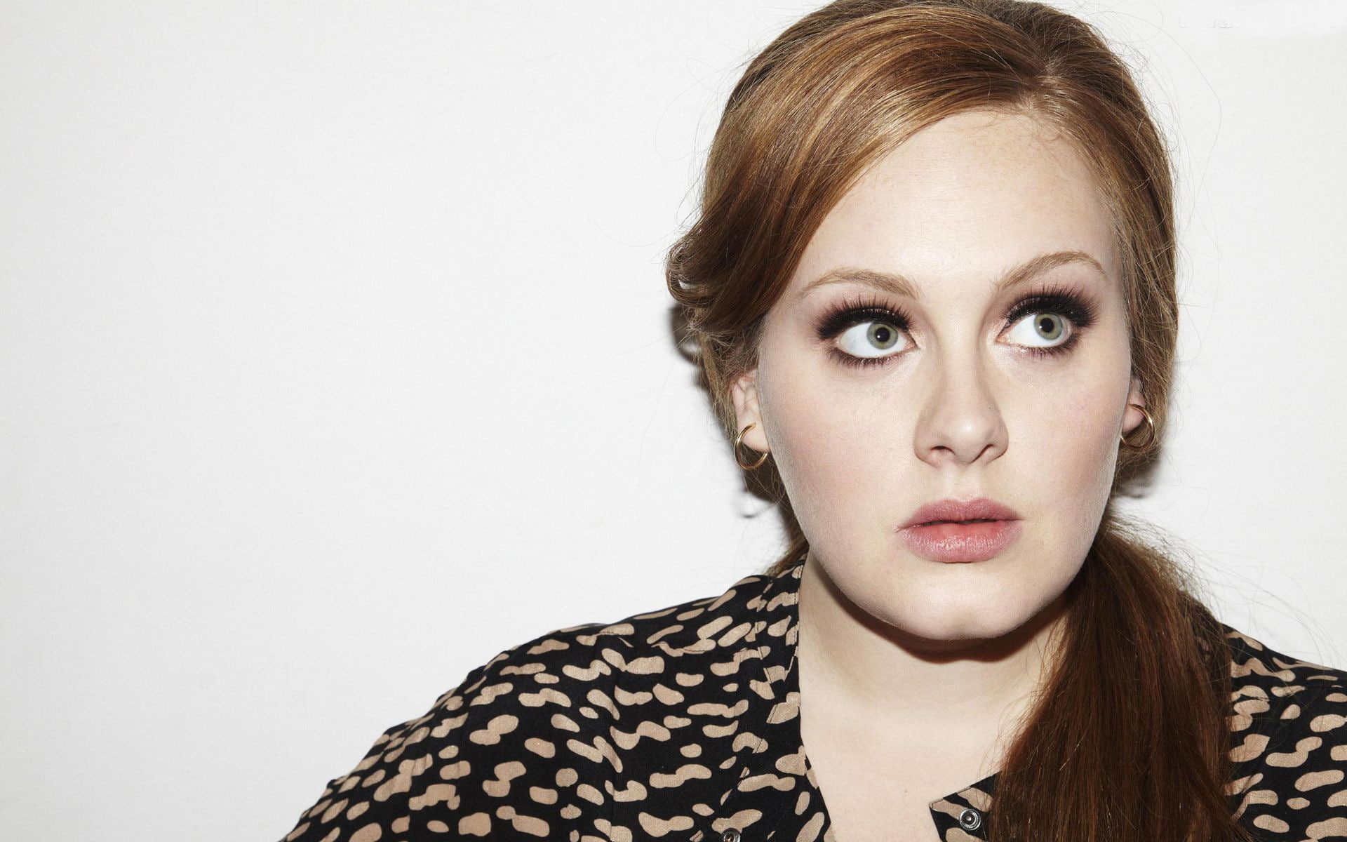 celebrity, eyes, women, portrait, 1080P, Adele, HD Wallpaper