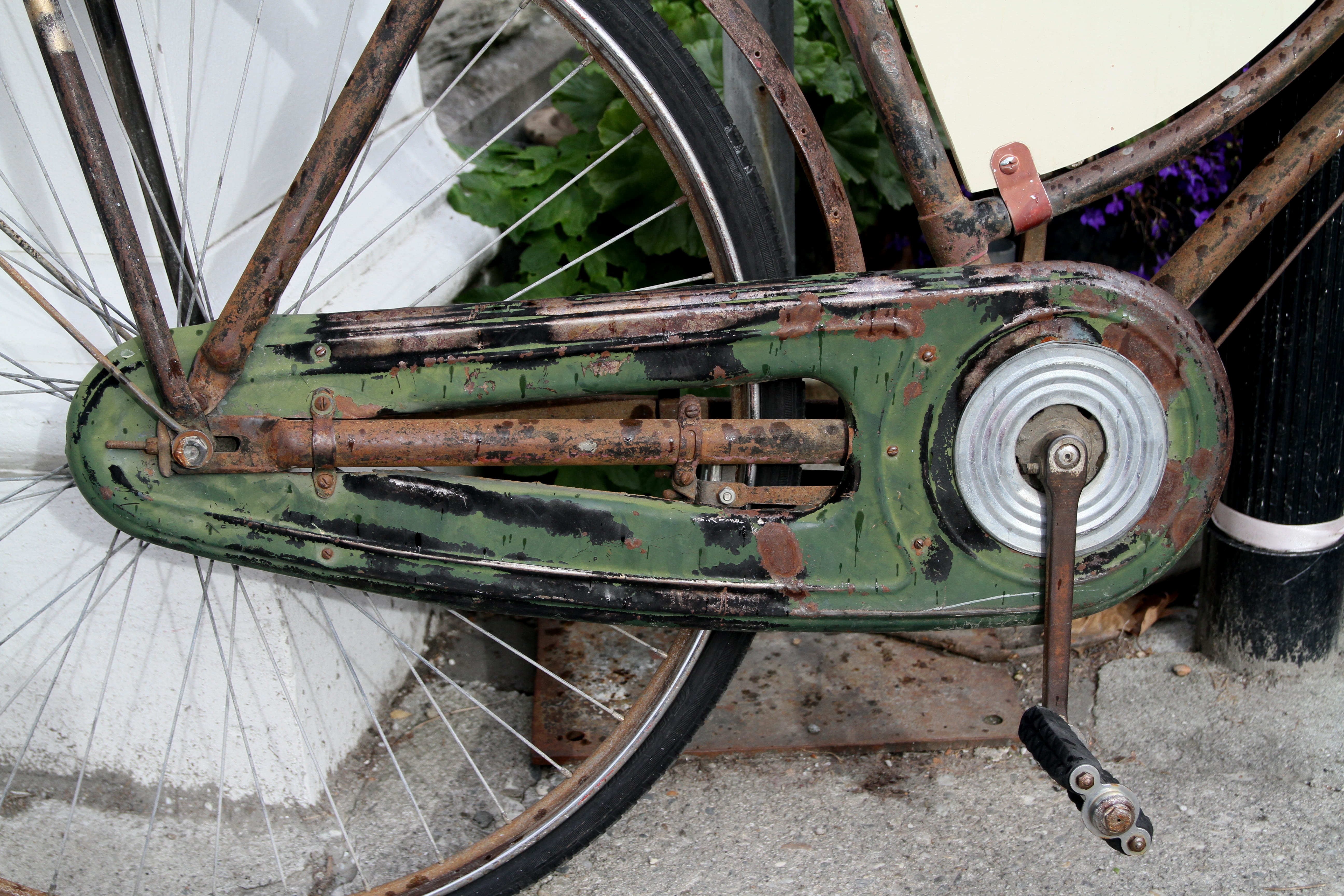 new zealand, christchurch, old, vintage, abandoned, closeup, bike, transportation, stationary, christchurch central, bicycle, decline, vintagebike, tire, HD Wallpaper