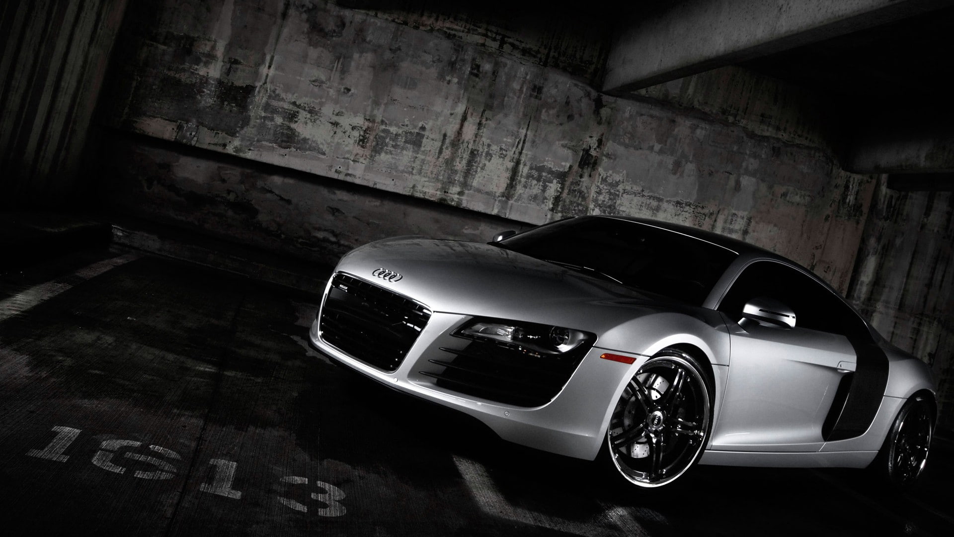 famous, four rings, audi, brand, rings, silver, famous brand, four, r, car, 1080P, audi r8, HD Wallpaper