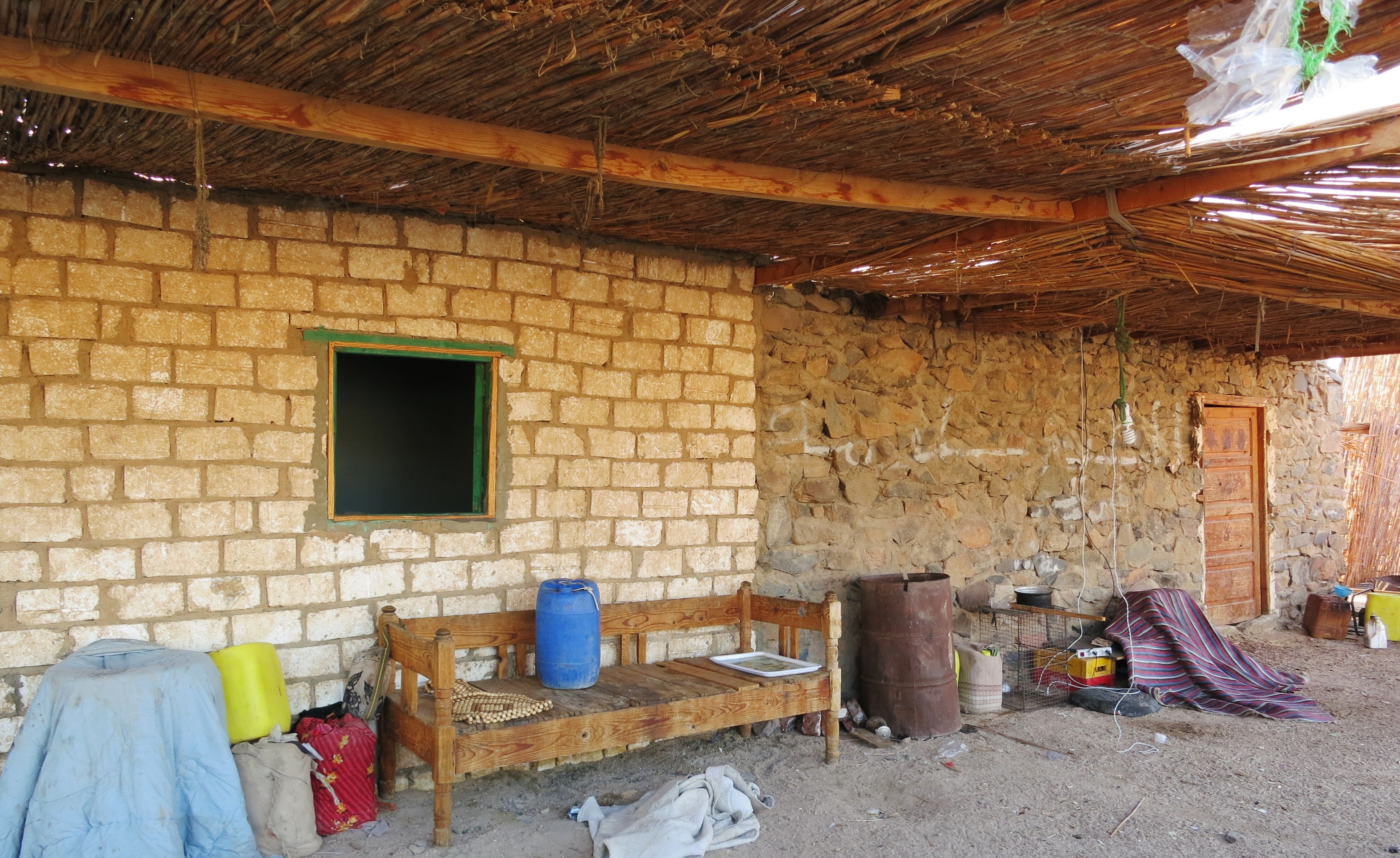 brown, desert, egypt, clutter, home, wall, building, brick, bar, built structure, nomadic village, indoors, seat, brick wall, day, garbage, architecture, HD Wallpaper