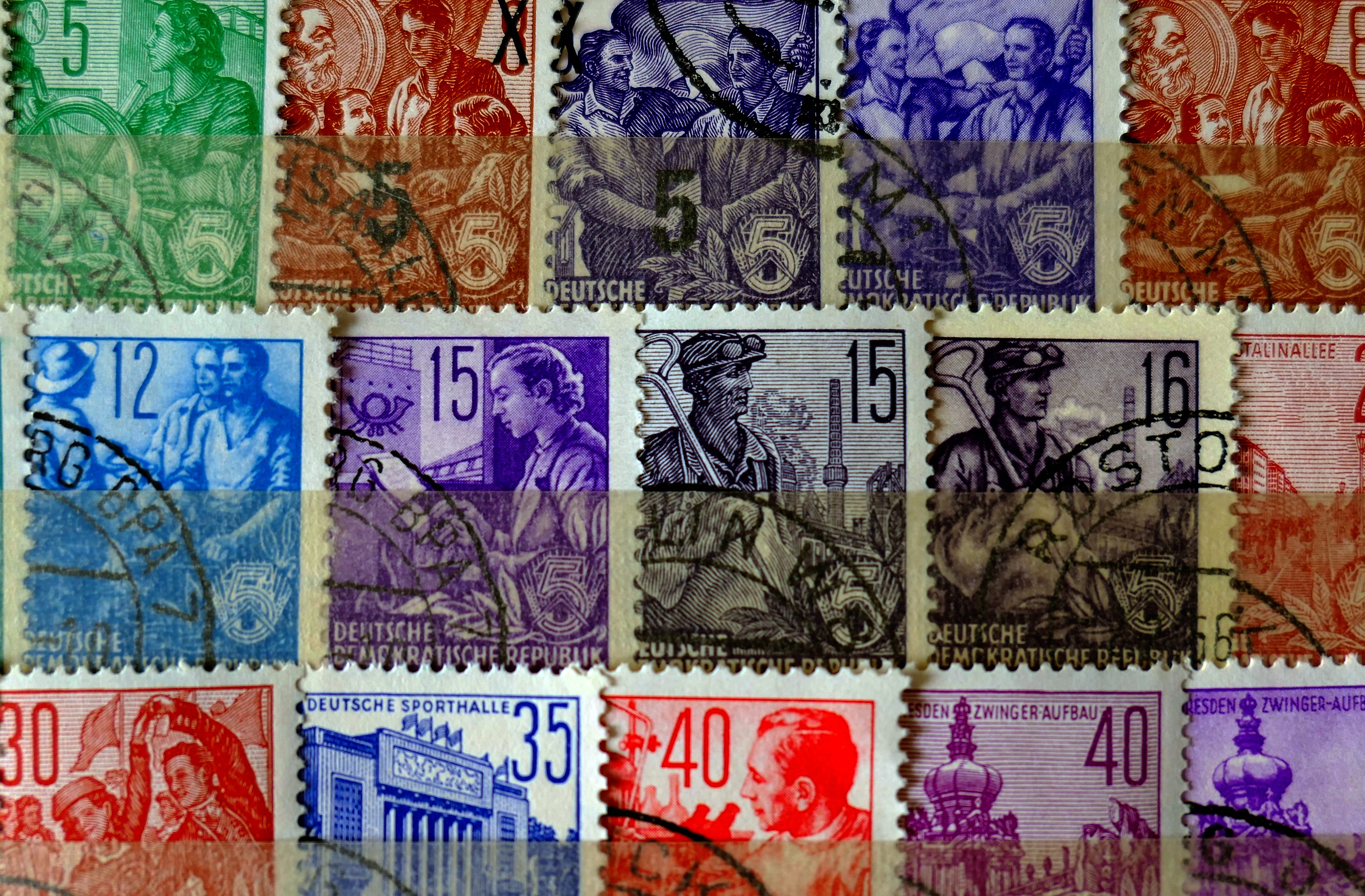 number, 5K, graffiti, backgrounds, art and craft, philately, postmark, in a row, wall - building feature, paper, close-up, antique, post, art, business, HD Wallpaper