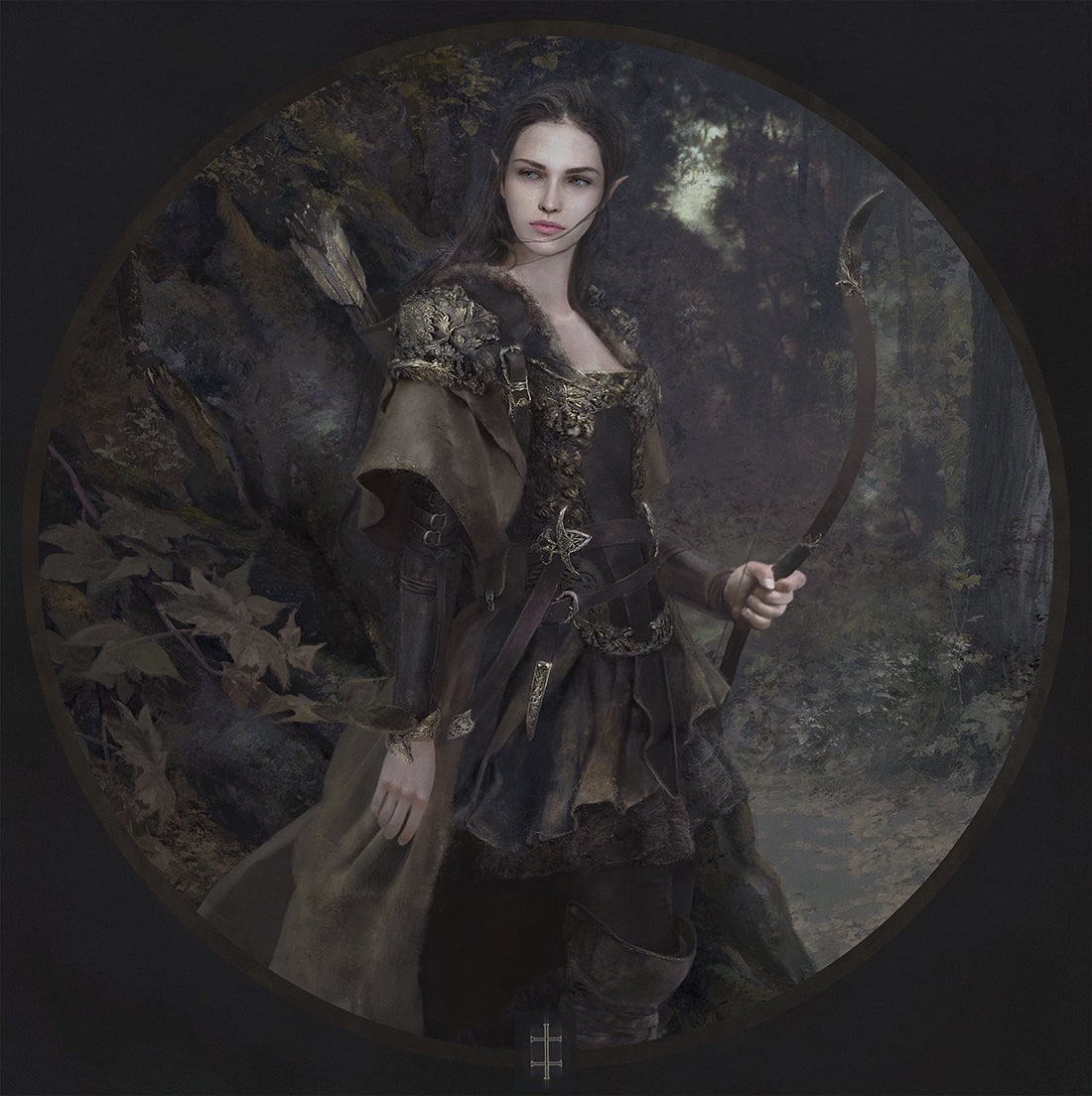 bow, 480P, elves, Phone HD Wallpaper