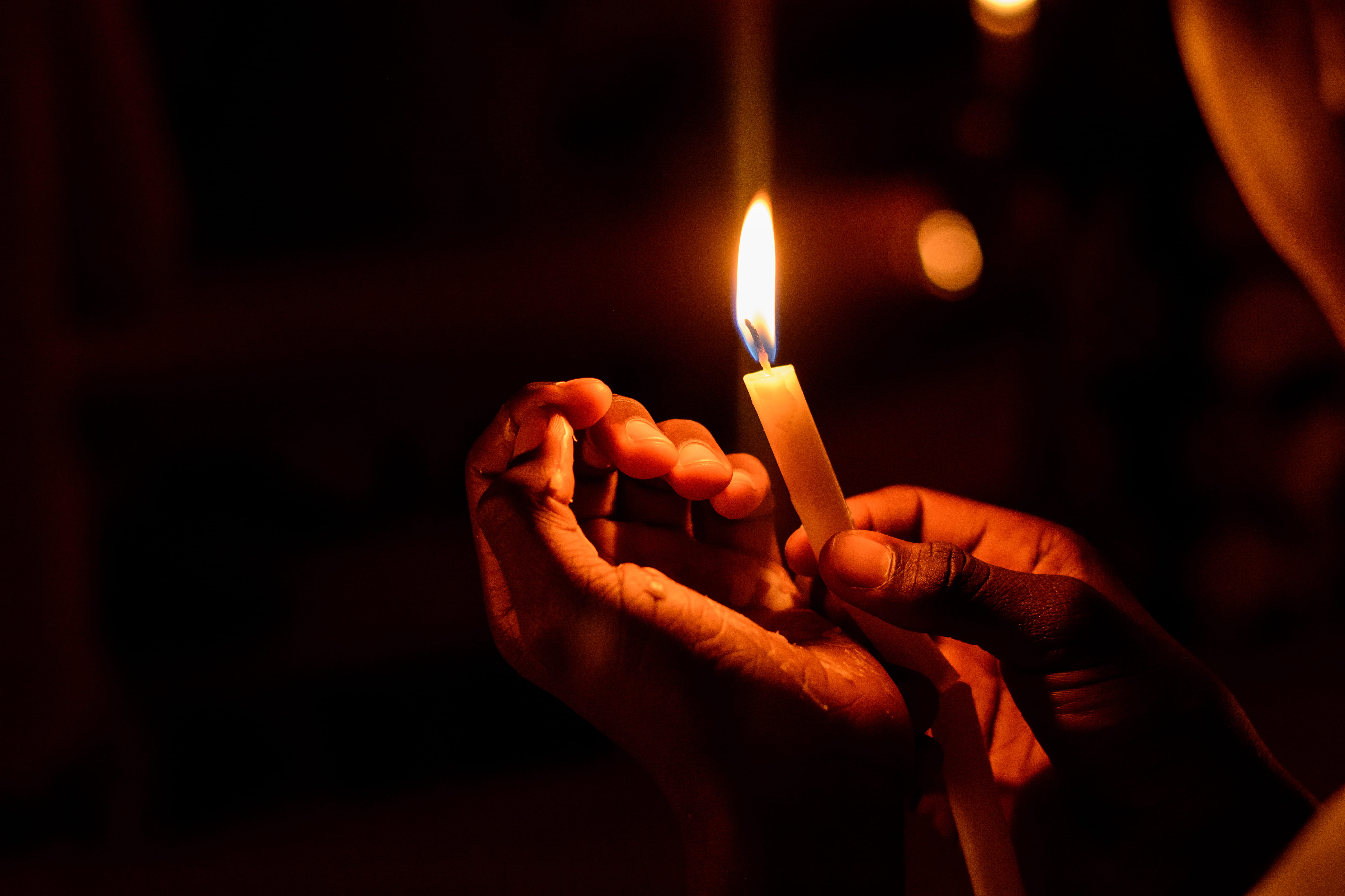 hand, dark, human body part, hands, 5K, lighted, flame, fire - natural phenomenon, burn, human finger, human limb, heat, night, indoors, burning, illuminated, HD Wallpaper