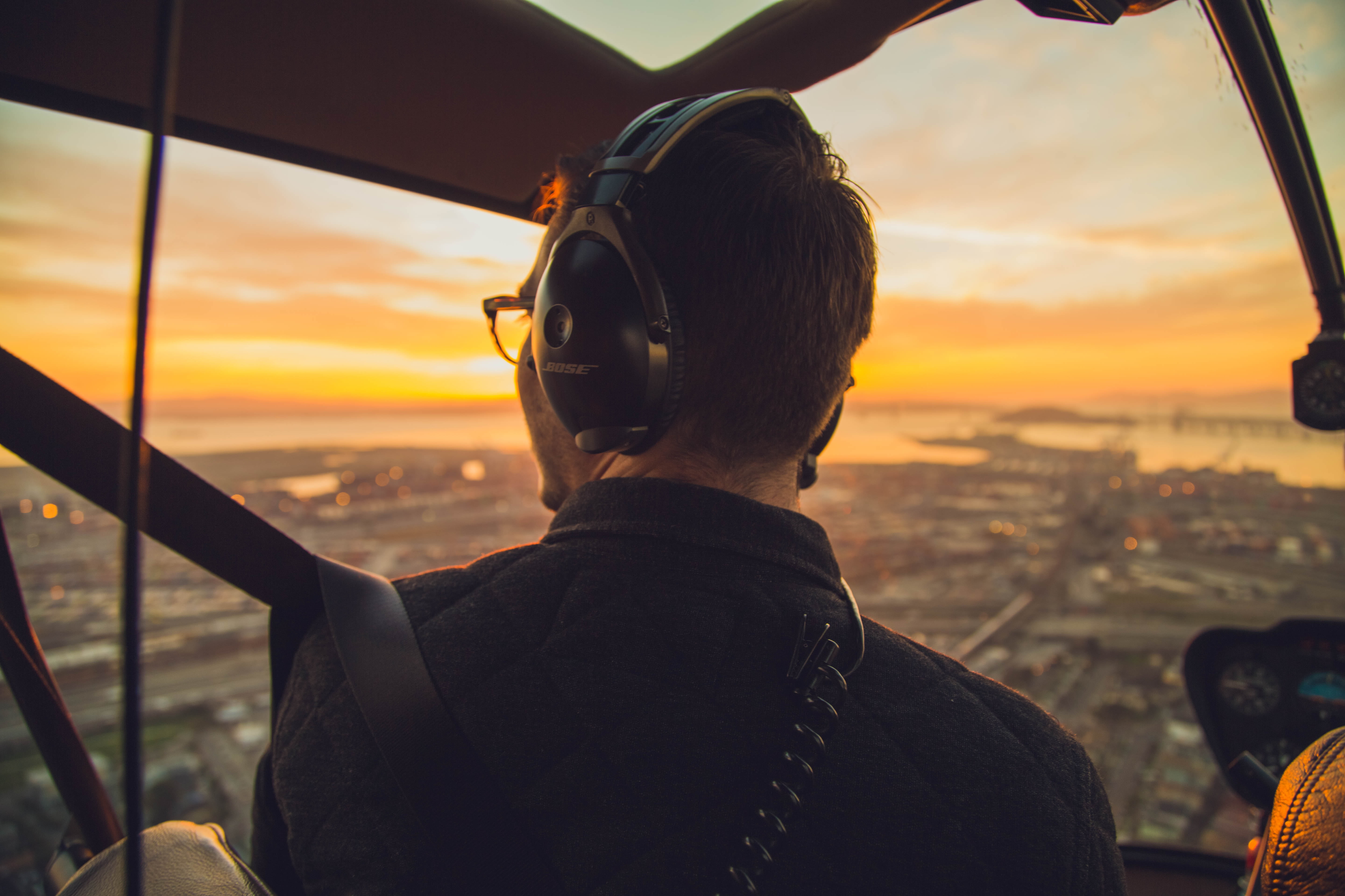 s, window, cloud - sky, lifestyles, looking at view, wearing, black, looking, adult, portrait, aerial, 5K, men, flying, sky, leisure activity, hour, sunset, HD Wallpaper