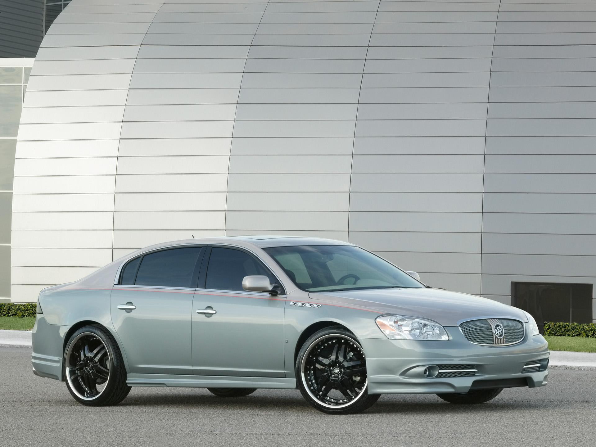 1080P, racing, buick, kreations, by spade kreations american racing, 2006, lucerne, american, spade, cars, HD Wallpaper