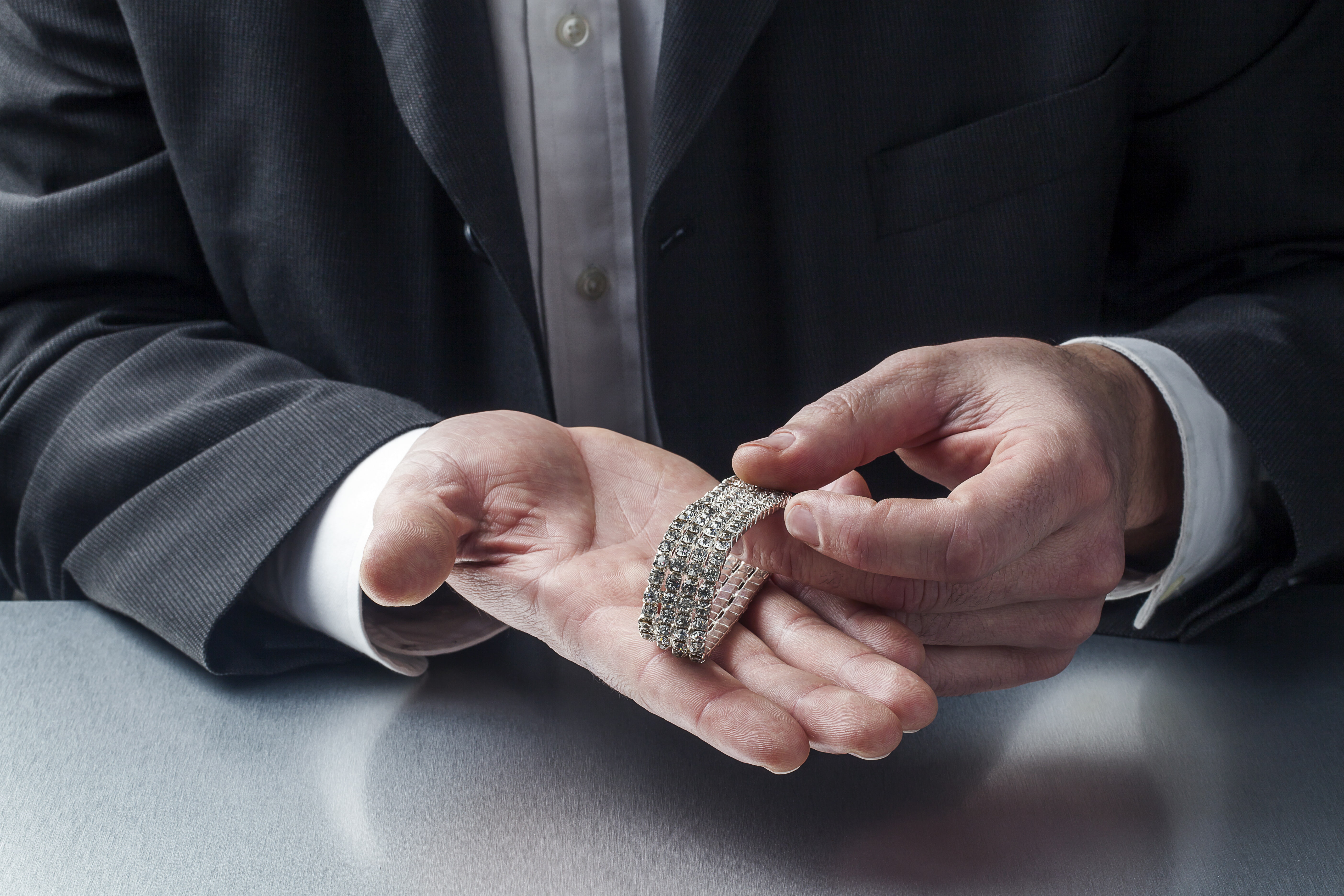 diamonds, suit, jewelry, man, 5K, HD Wallpaper