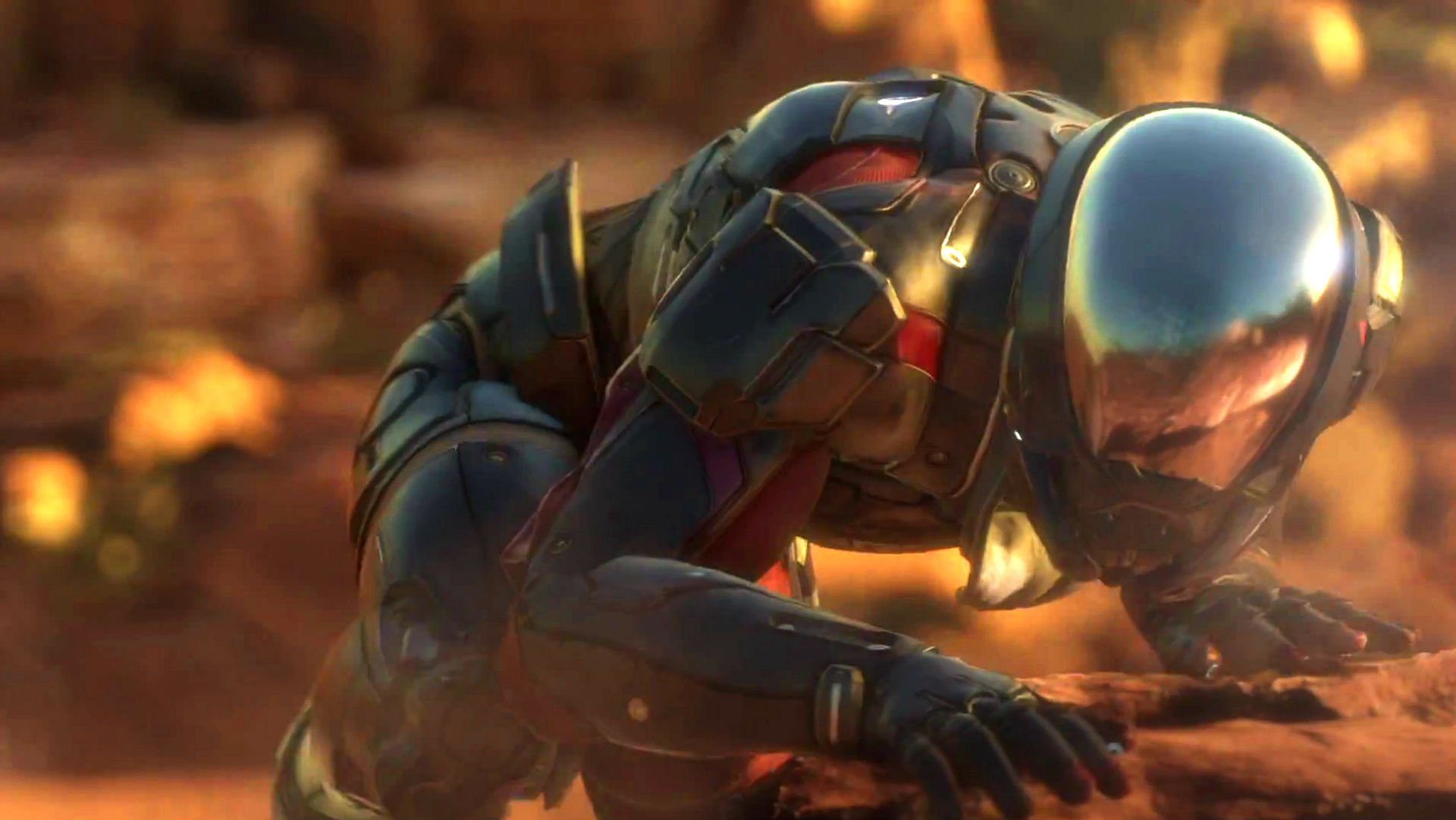 action, Futuristic, 4, online, Andromeda, shooter, 1080P, fi, Effect, mmo, Mass, sci, warrior, armor, HD Wallpaper