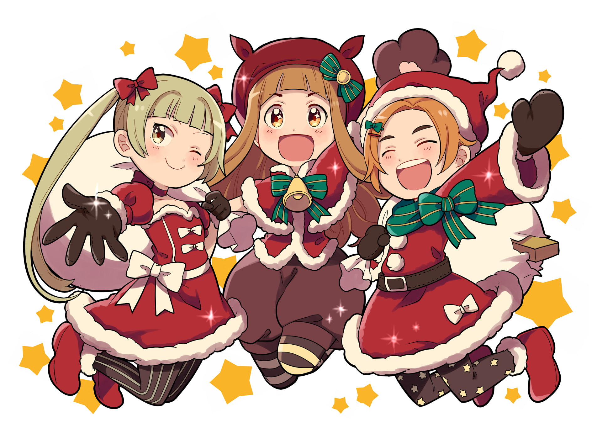 Chika Yokoyama, Kaoru Ryuzaki, Anime, The iDOLM@STER Cinderella Girls, 1080P, Nina Ichihara, HD Wallpaper