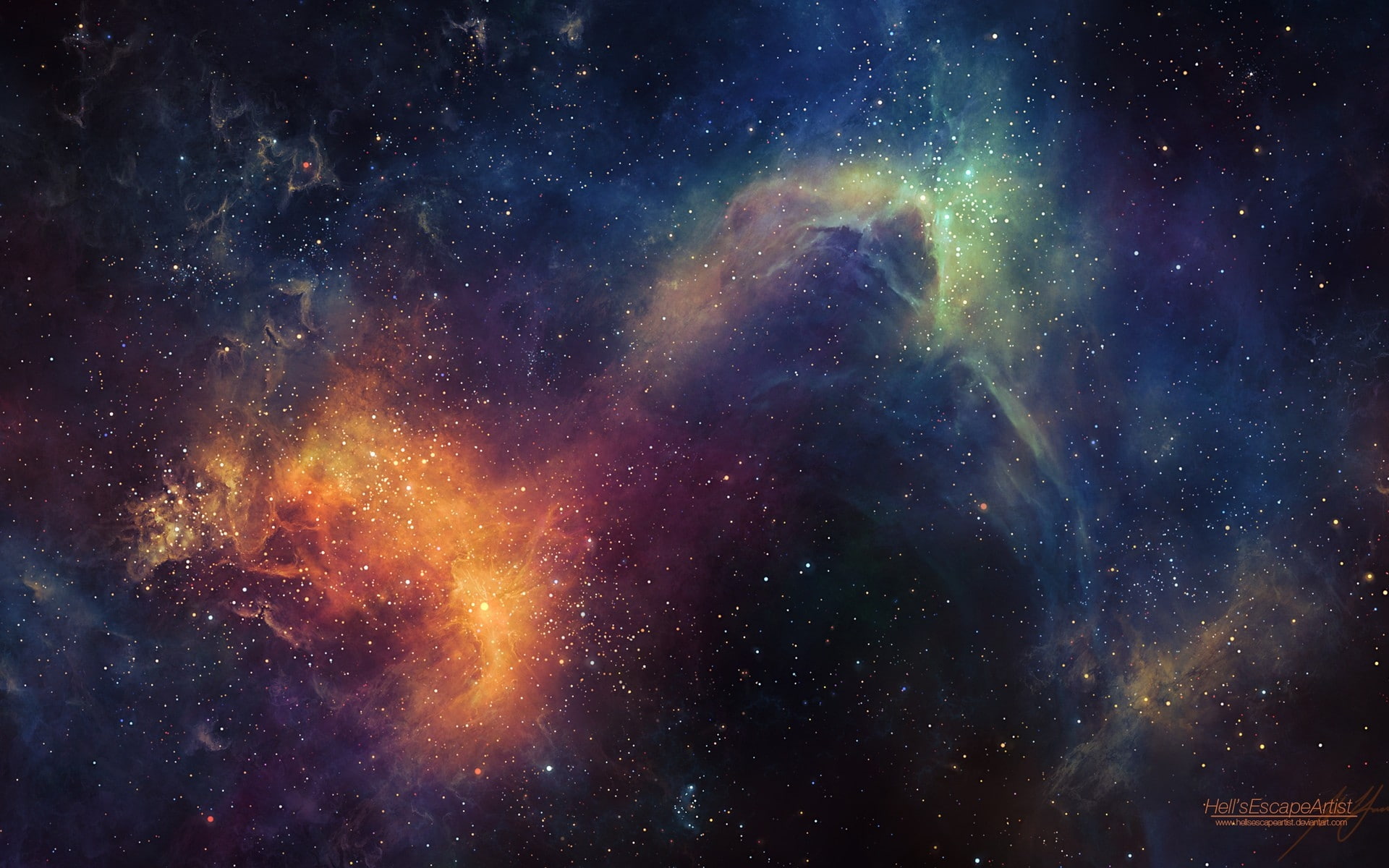 outer space, hd, multicolor, 1080P, outer, space, aircraft, x, art, HD Wallpaper
