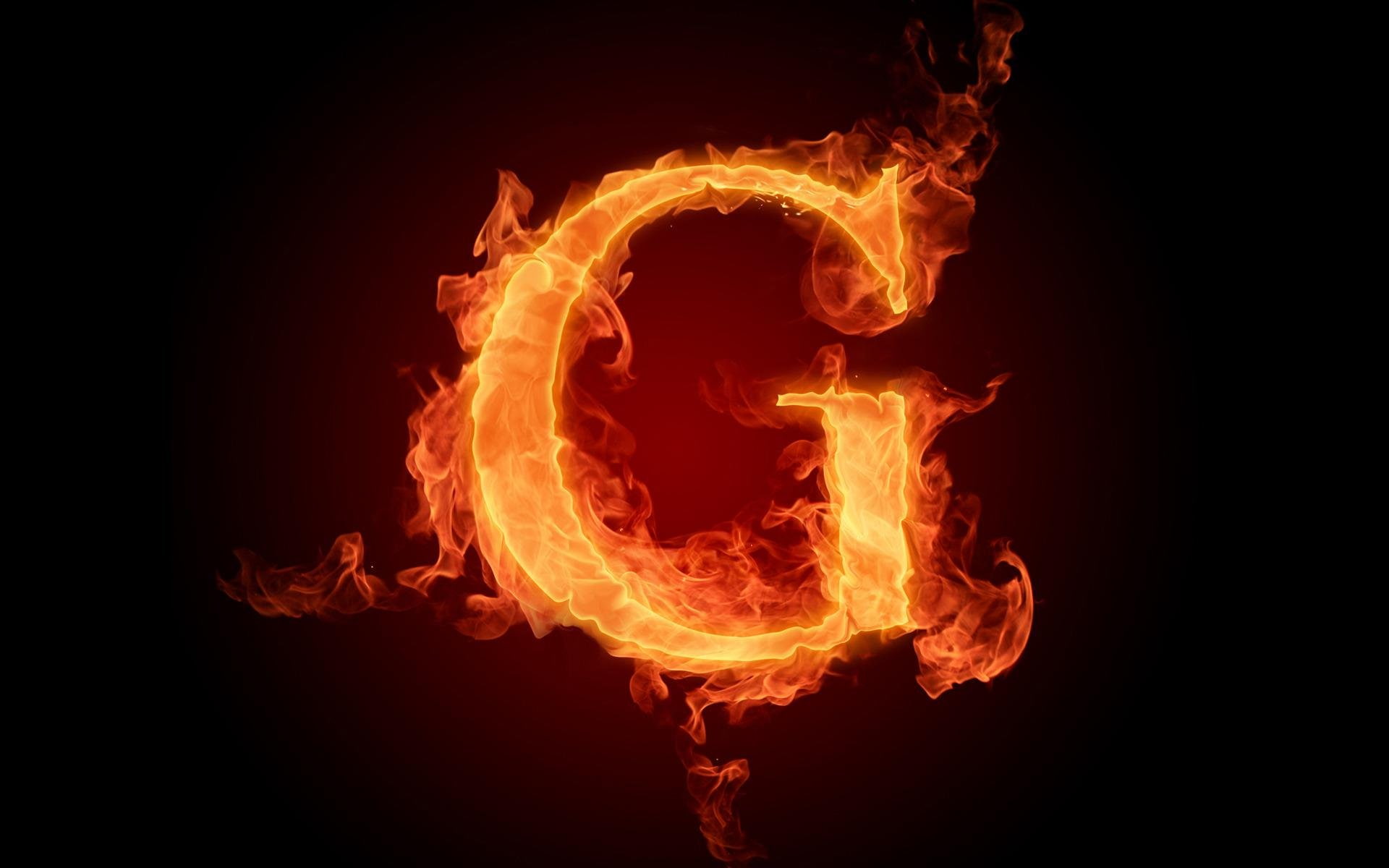picture, English, the, g, 1080P, 1920x1200 px, Fiery, Alphabet, HD Wallpaper