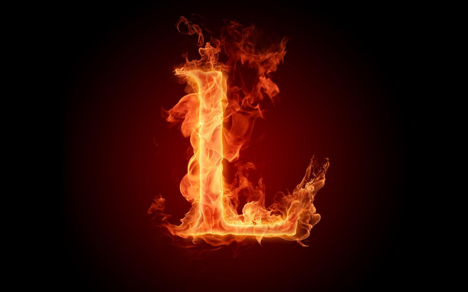 picture, 1920x1200 px, Fiery, l, the, 1080P, English, Alphabet, HD Wallpaper