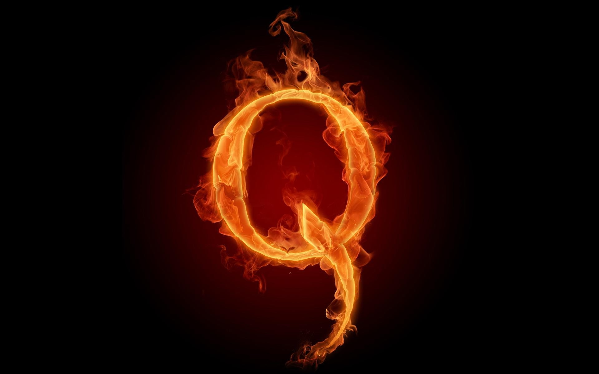 picture, 1080P, Alphabet, Q, the, 1920x1200 px, Fiery, English, HD Wallpaper