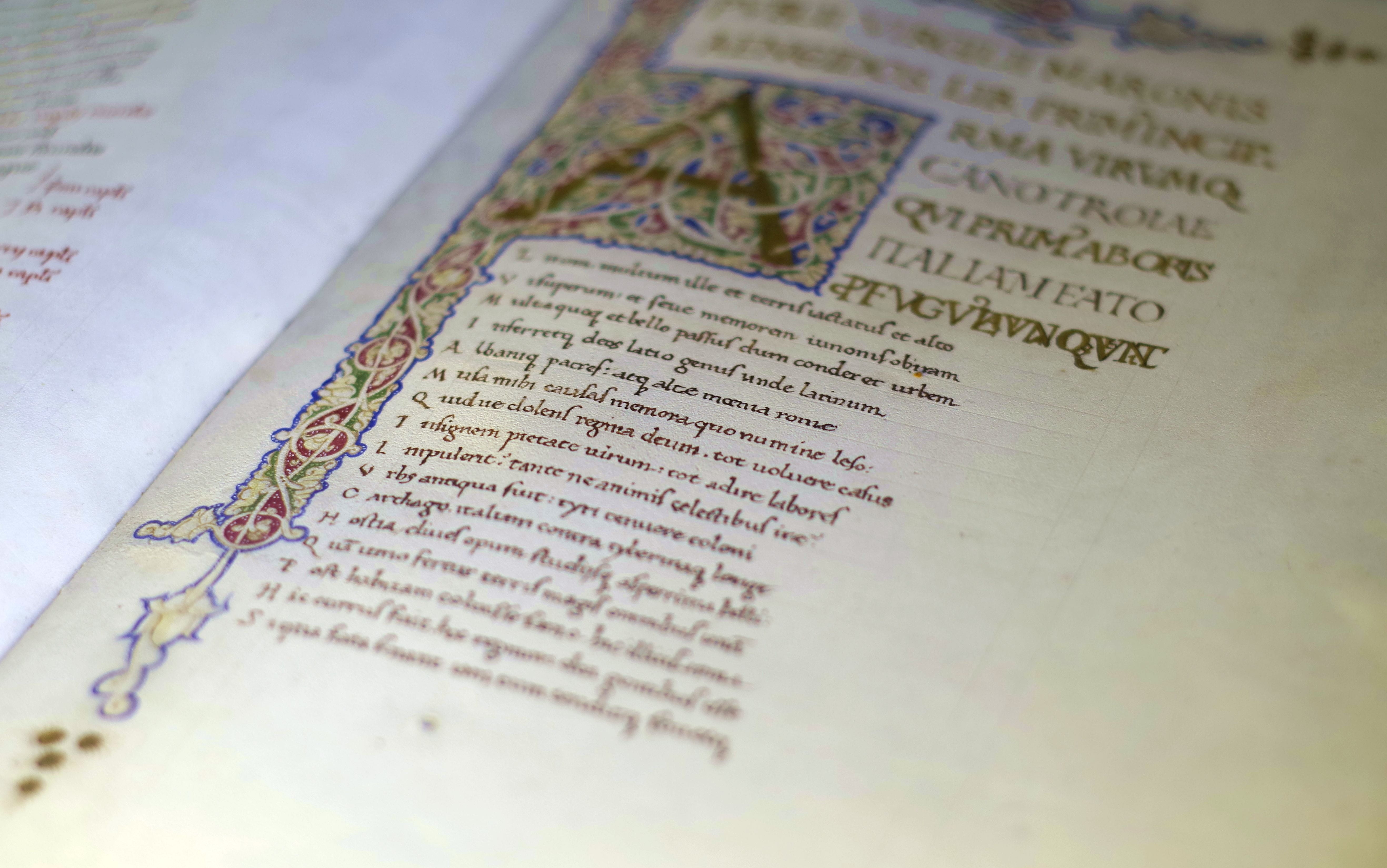 books in the library, library, open, calligraphy, no people, religion, 5K, initial, communication, manuscript, dashing, archives, selective focus, belief, HD Wallpaper