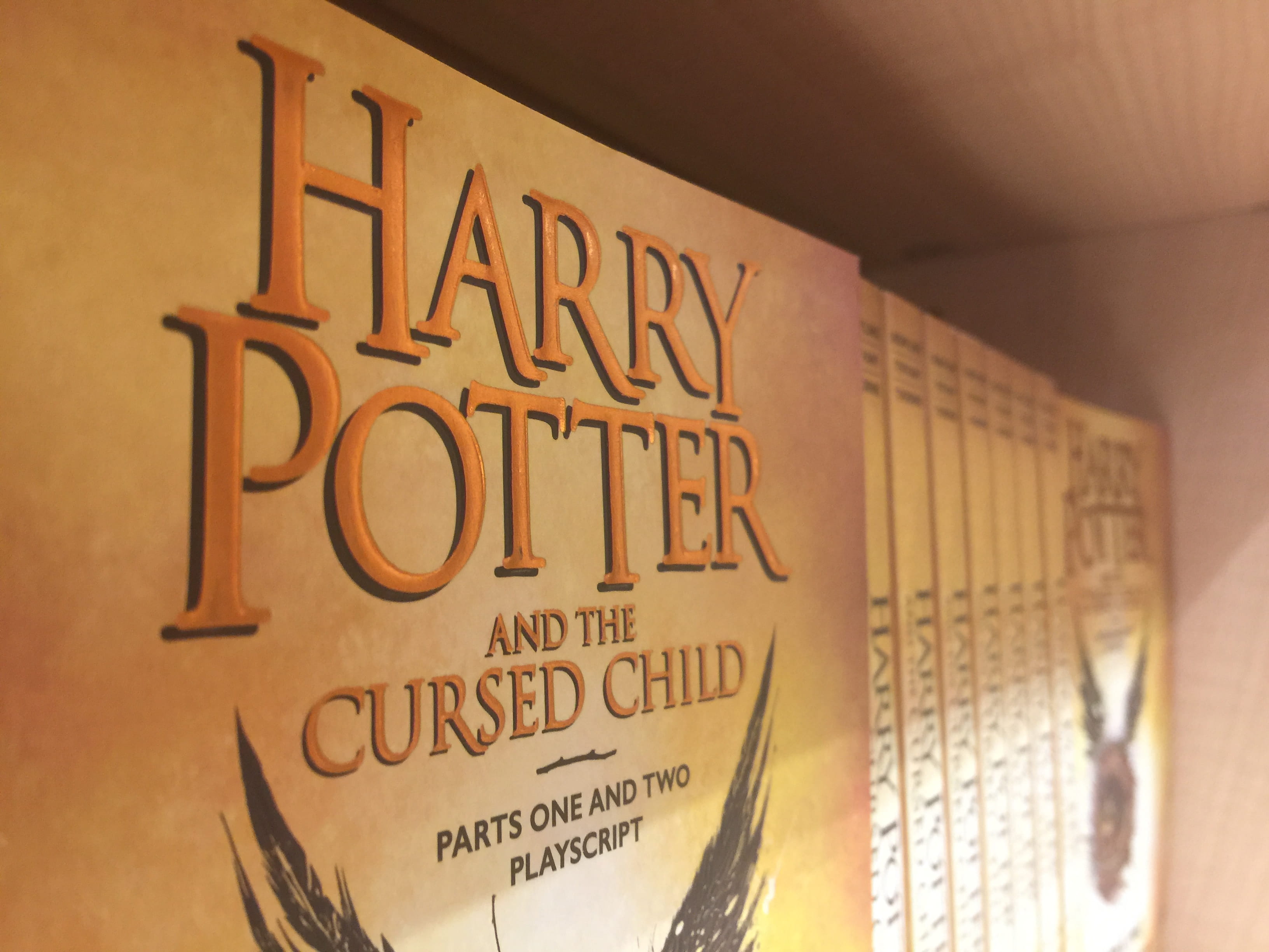 illuminated, text, architecture, cursed child, communication, store, wall - building feature, bathroom, indoors, information sign, low angle view, radcliffe, HD Wallpaper