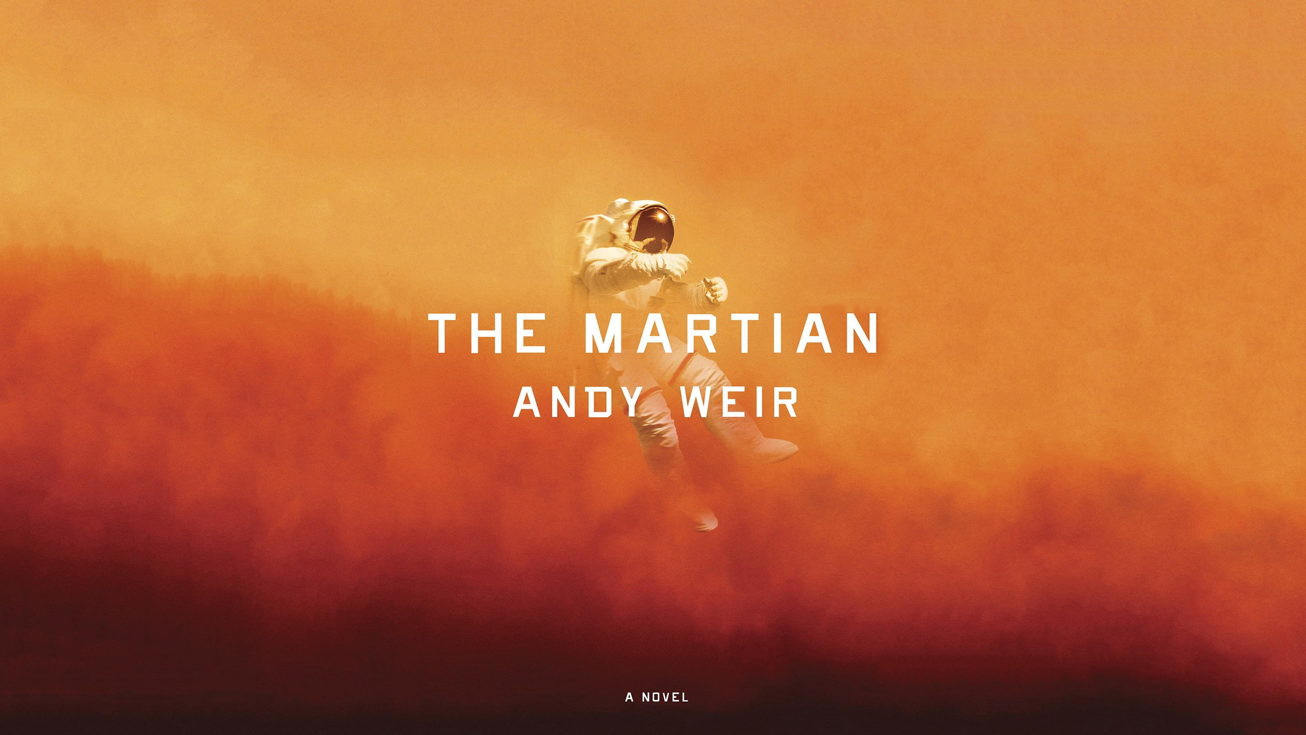 2560x1440, 2K, martian, the martian, cover, artwork, book, book cover, astronaut, HD Wallpaper