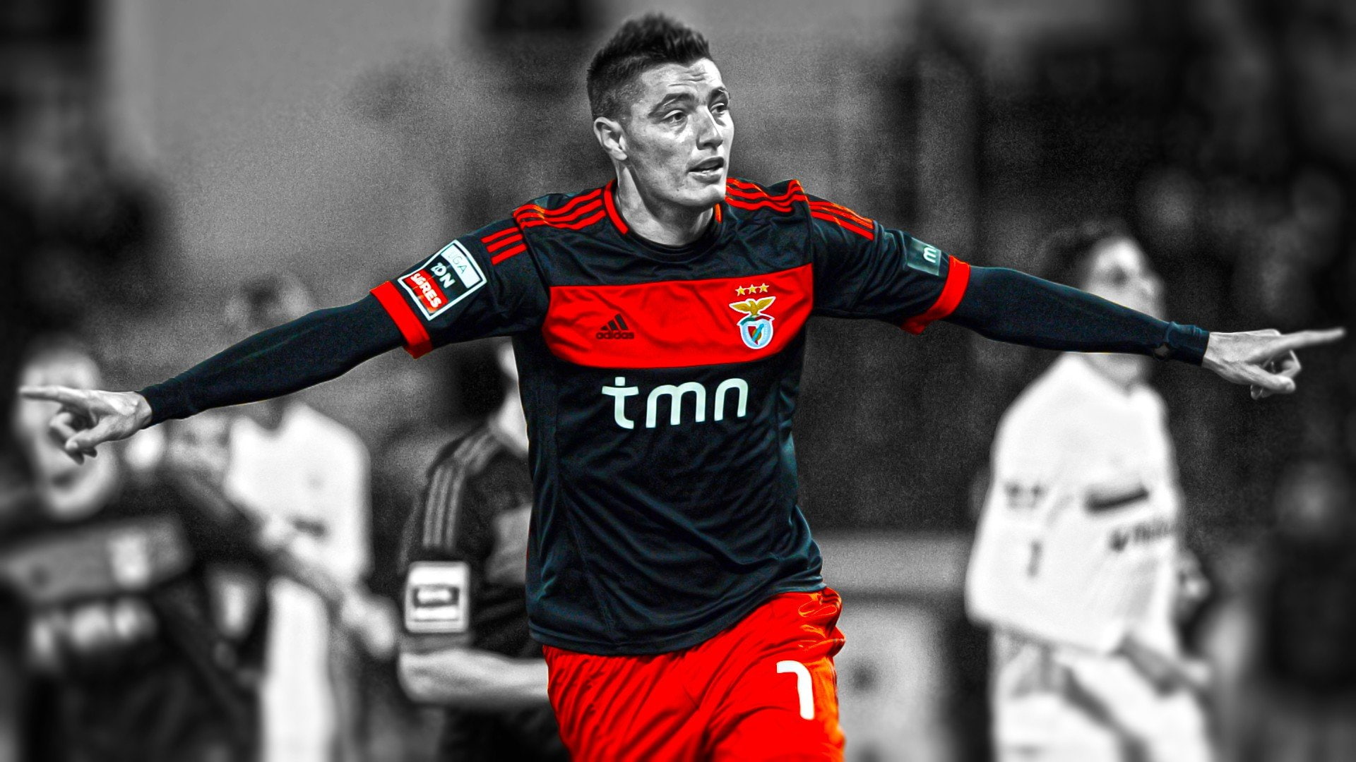 benfica, 1080P, cutout, cardozo, photography, football, s l, oscar, soccer, hdr, player, HD Wallpaper