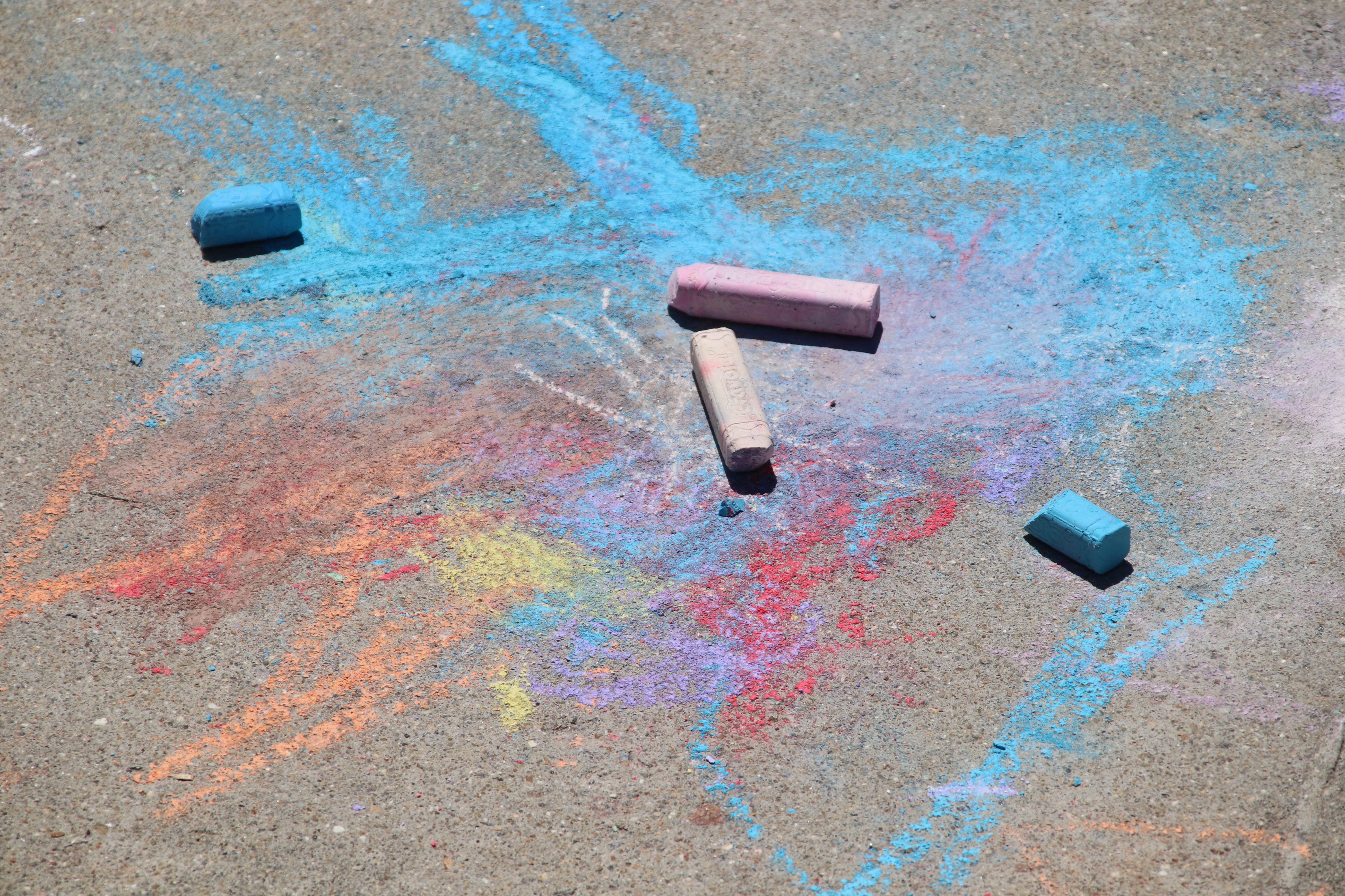 close-up, paint, child, 5K, high angle view, wall - building feature, equipment, multi colored, man made, pink color, preschool, draw, education, two objects, HD Wallpaper