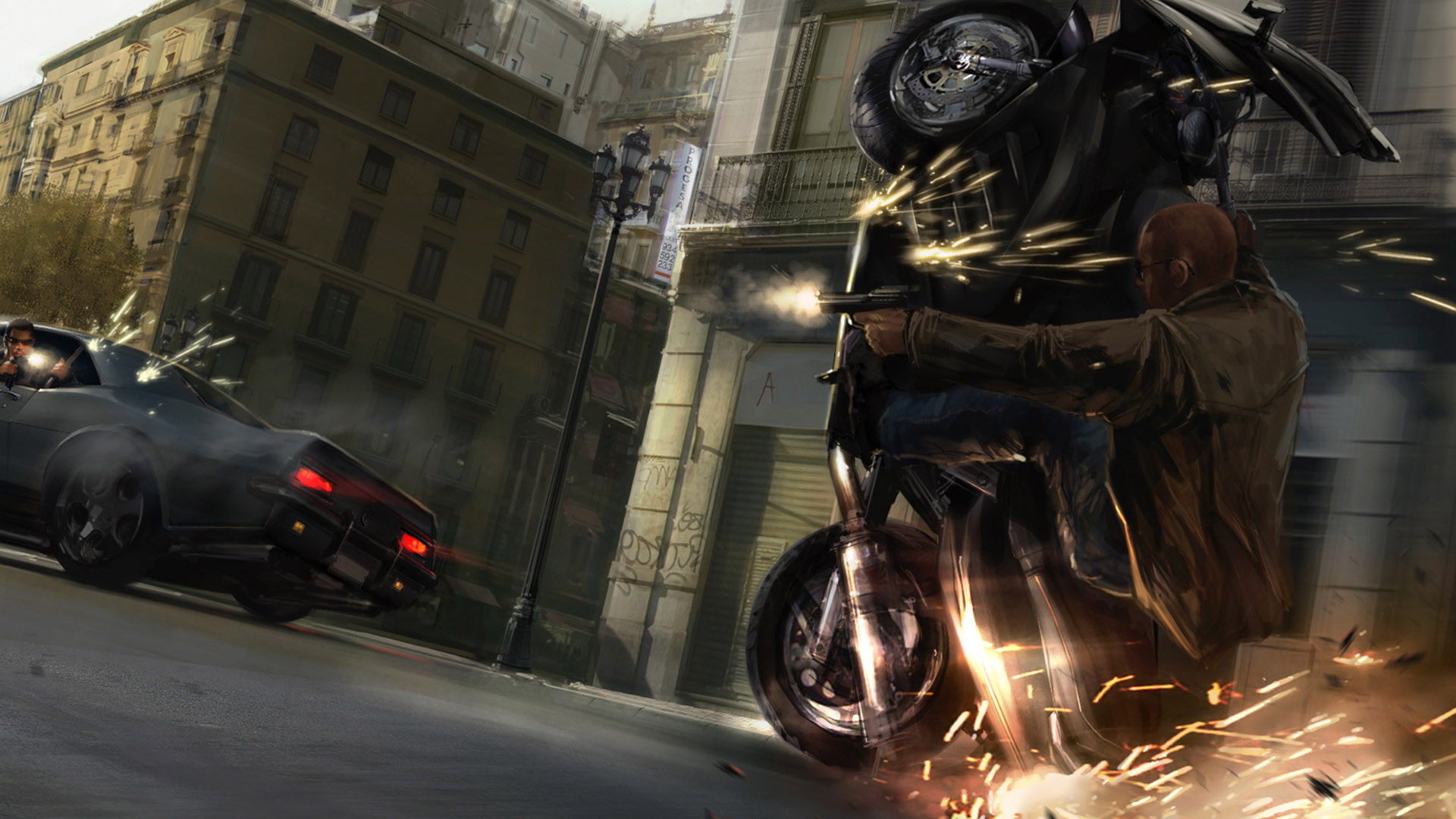 games, wheelman, 1080P, HD Wallpaper