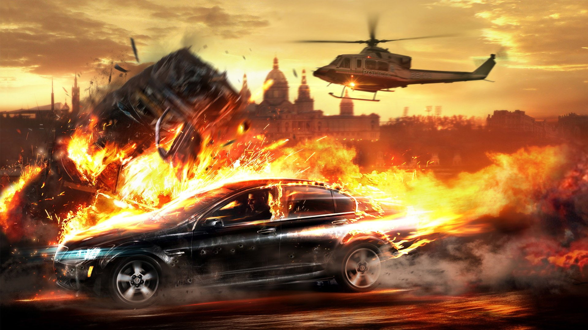 1080P, Video Game, Wheelman, HD Wallpaper