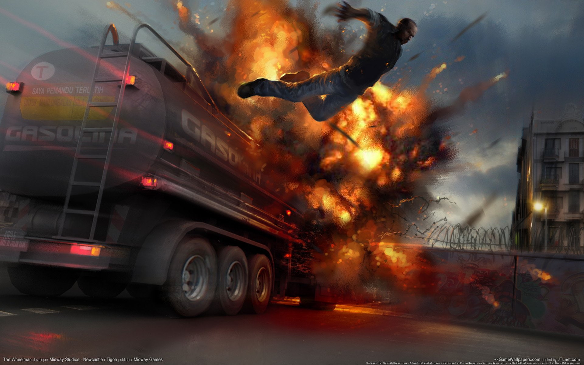 1080P, Video Game, The Wheelman, HD Wallpaper
