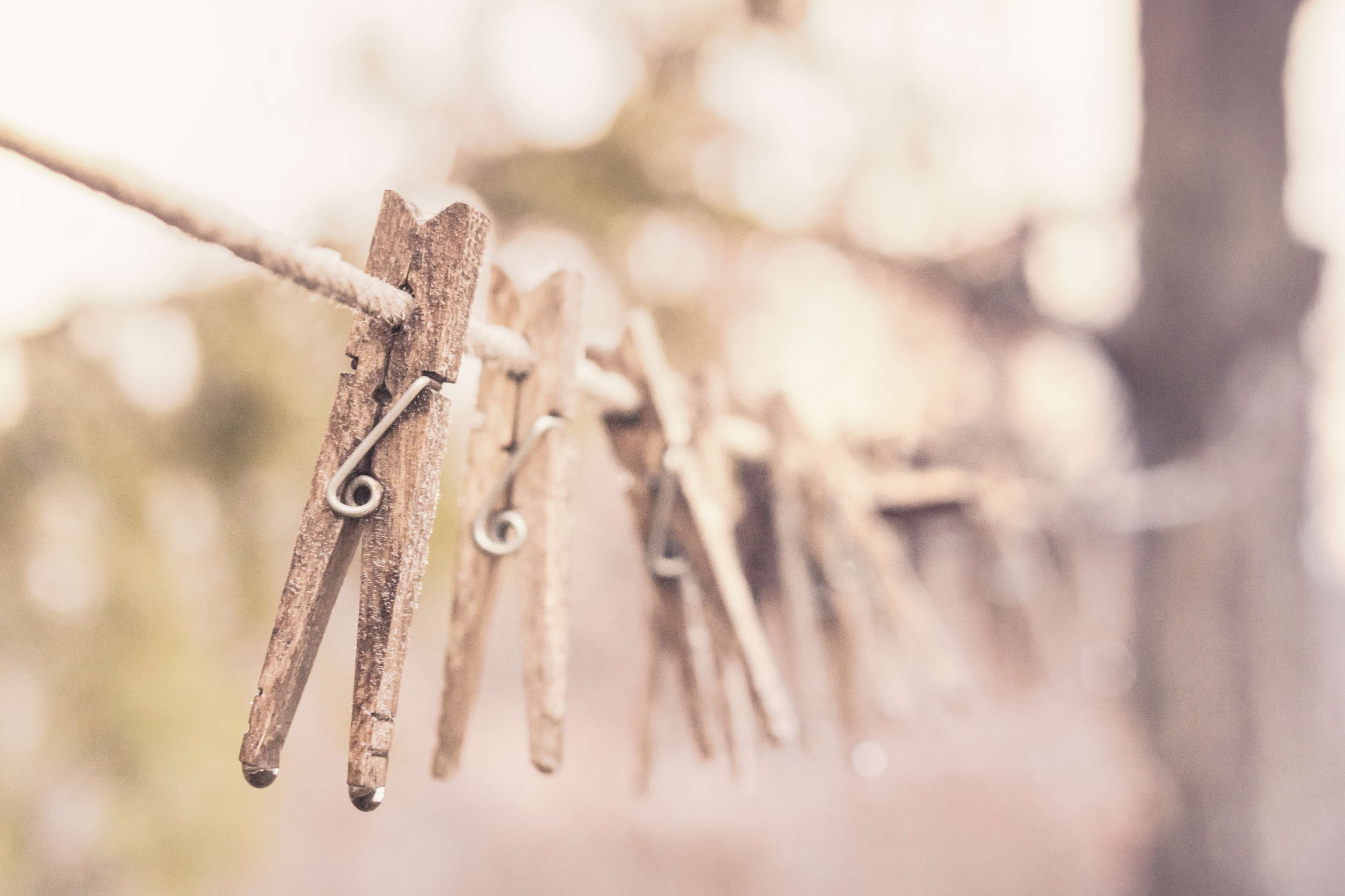 clothesline, clothes pegs, nature, wooden, outdoors, winter, clothes line, washing, no people, focus on foreground, creativity, clothing, day, tranquility, HD Wallpaper