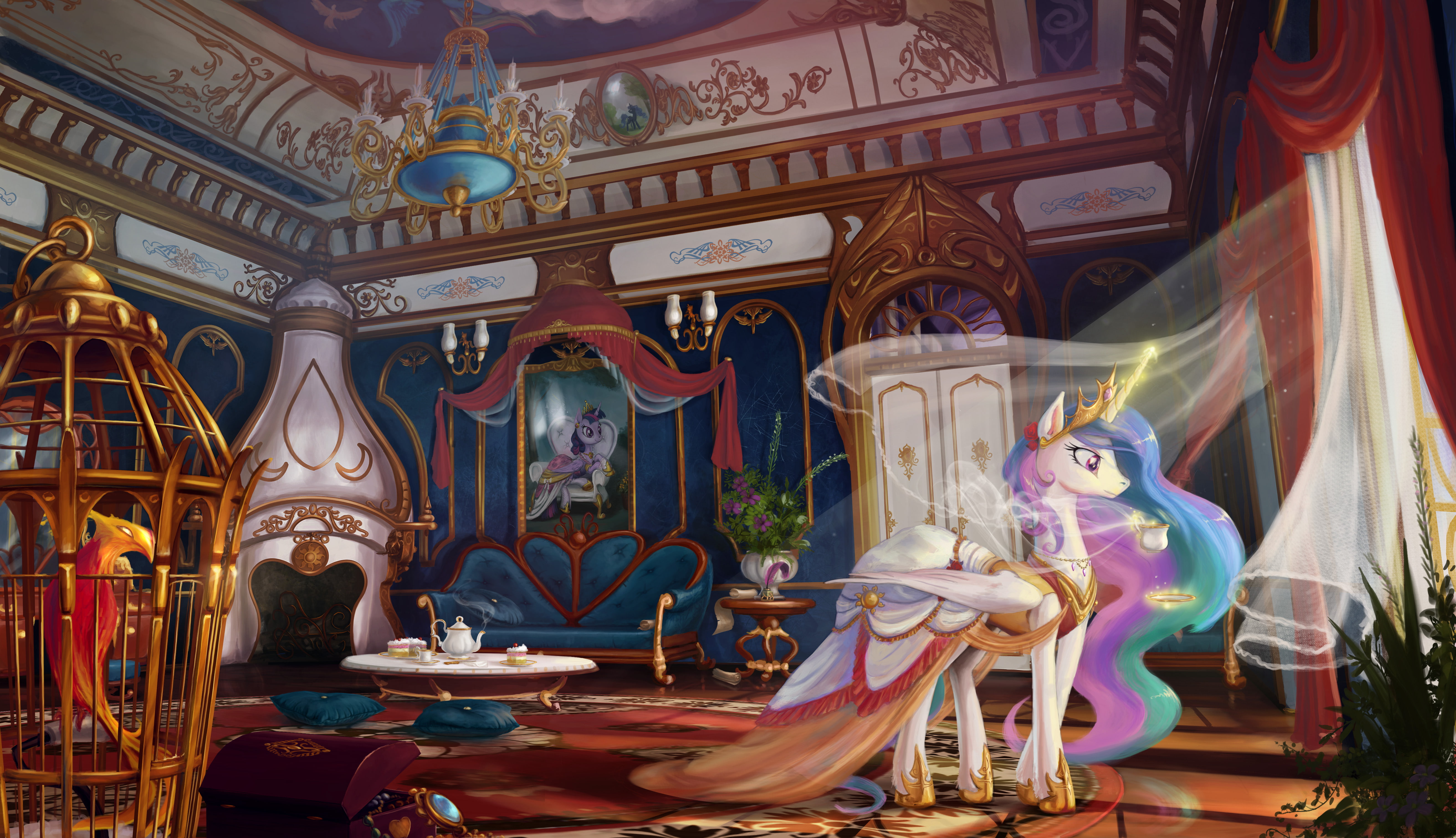 5K, My Little Pony, princess celestia, HD Wallpaper