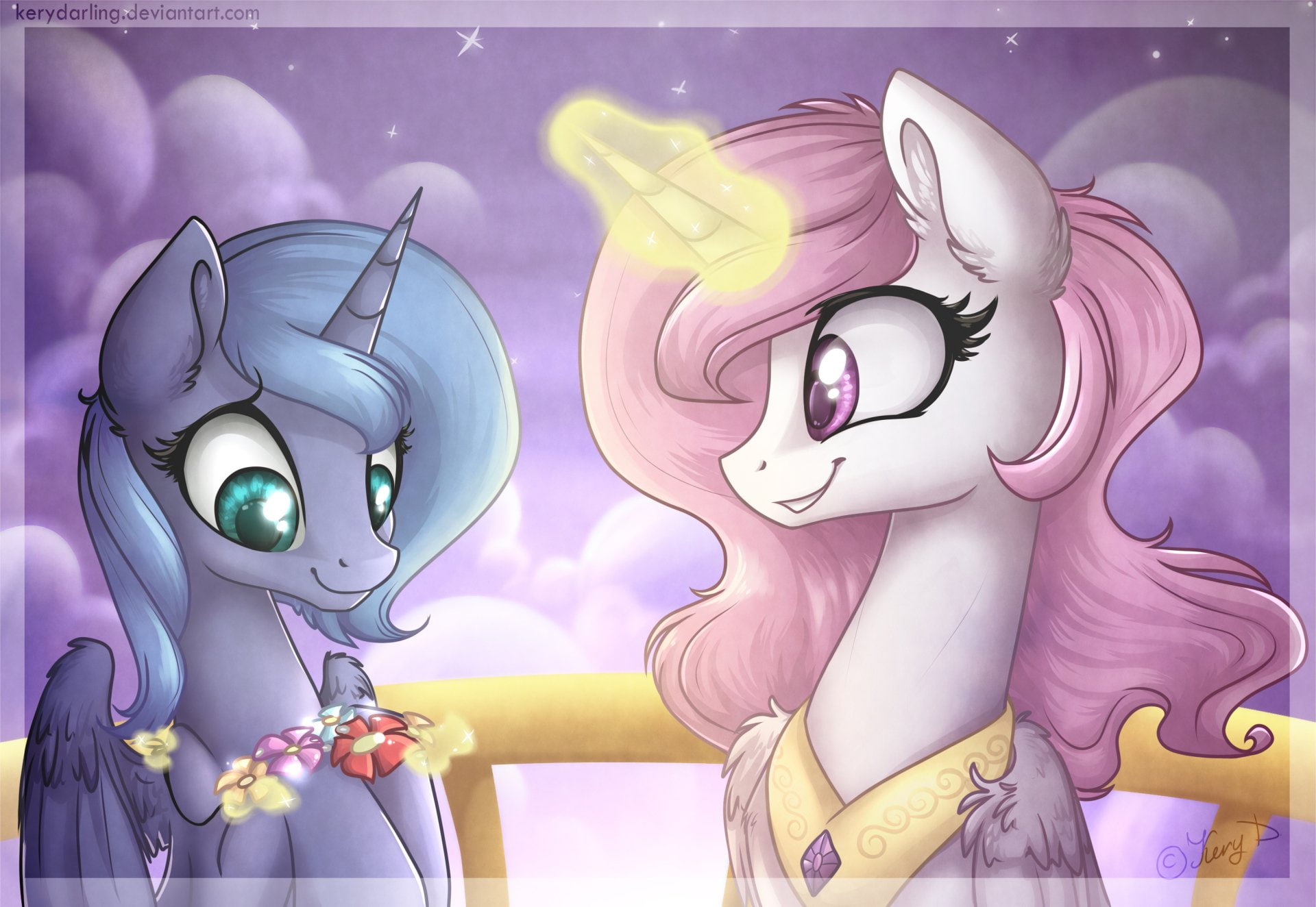 TV Show, My Little Pony: Friendship is Magic, Princess Celestia, Princess Luna, 1080P, HD Wallpaper