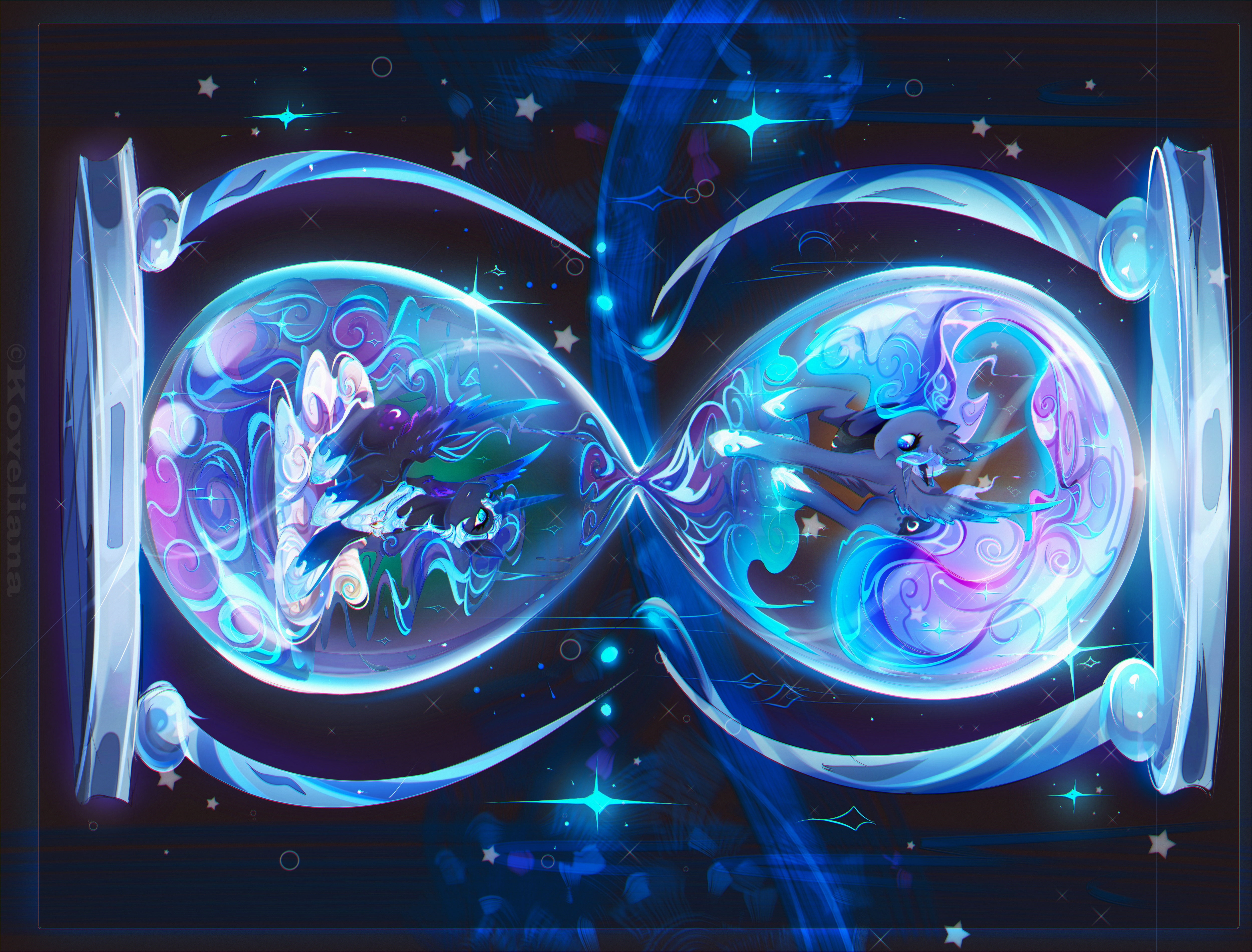 4K, Nightmare Moon, My Little Pony, Princess Luna, HD Wallpaper