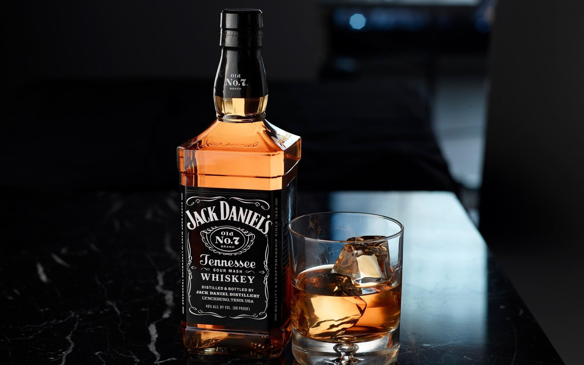 daniels, alcohol, 1080P, jack, HD Wallpaper