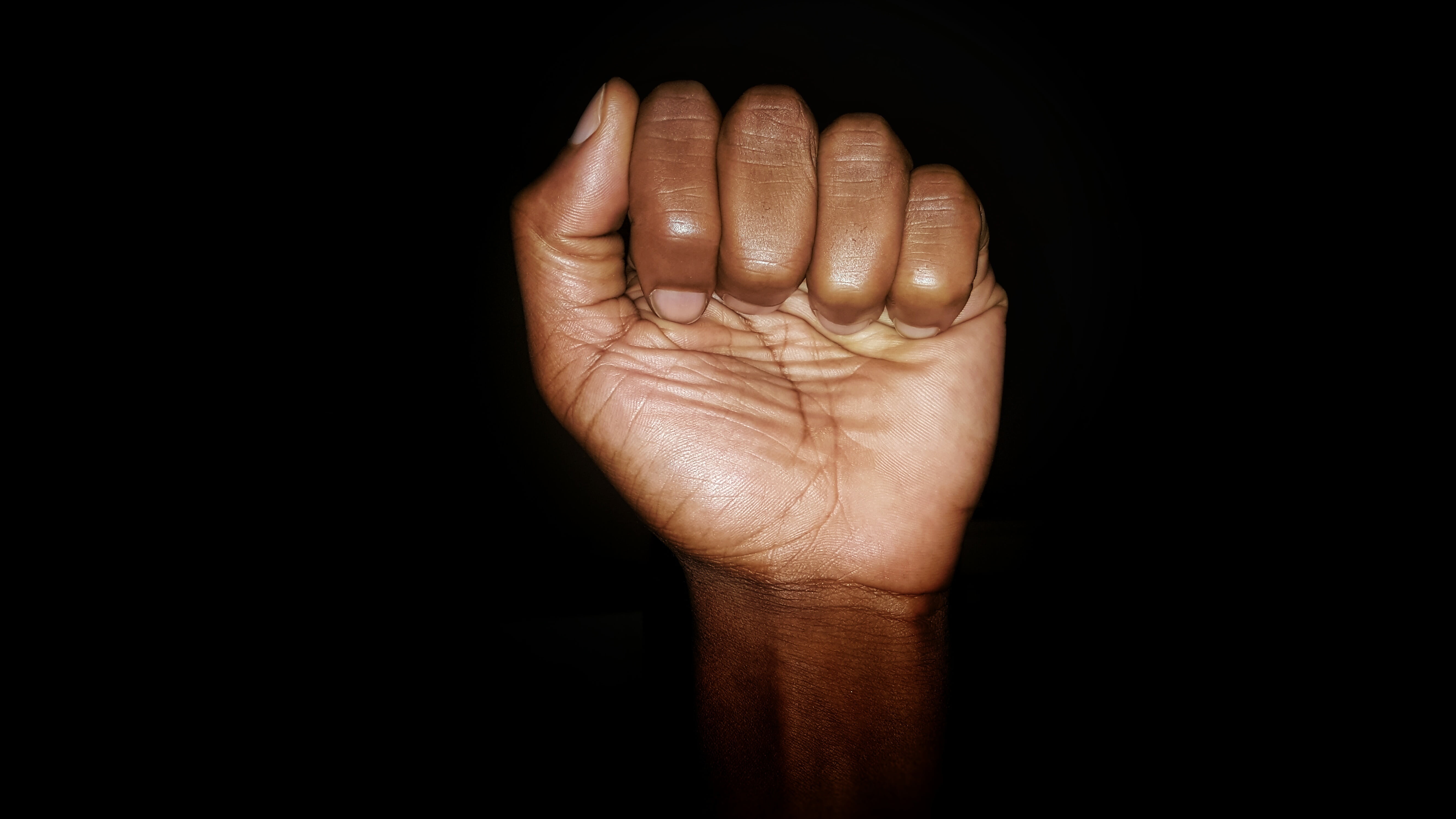 indoors, black power, black color, body part, hand, human body part, close-up, photography, strength, black america, finger, wrist, limb, black fist, black, HD Wallpaper