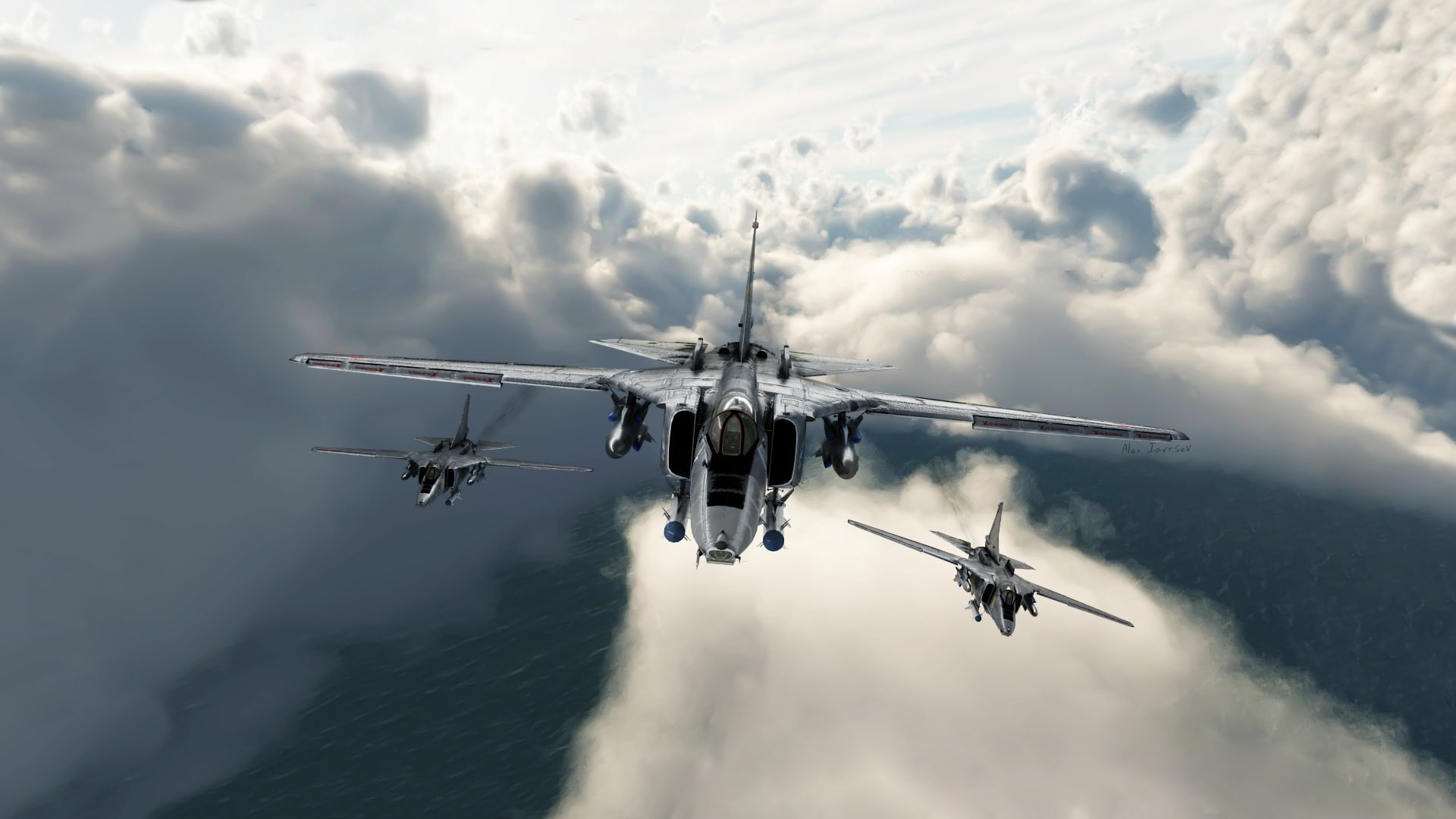 Alexander Iartsev, Three, Flogger-D, The MiG-27K, MiG, by ABiator, The MiG-27, Fighter, MiG-27K, Bomber, Soviet supersonic fighter-bomber, Flight, Soviet fighter-bomber, HD Wallpaper
