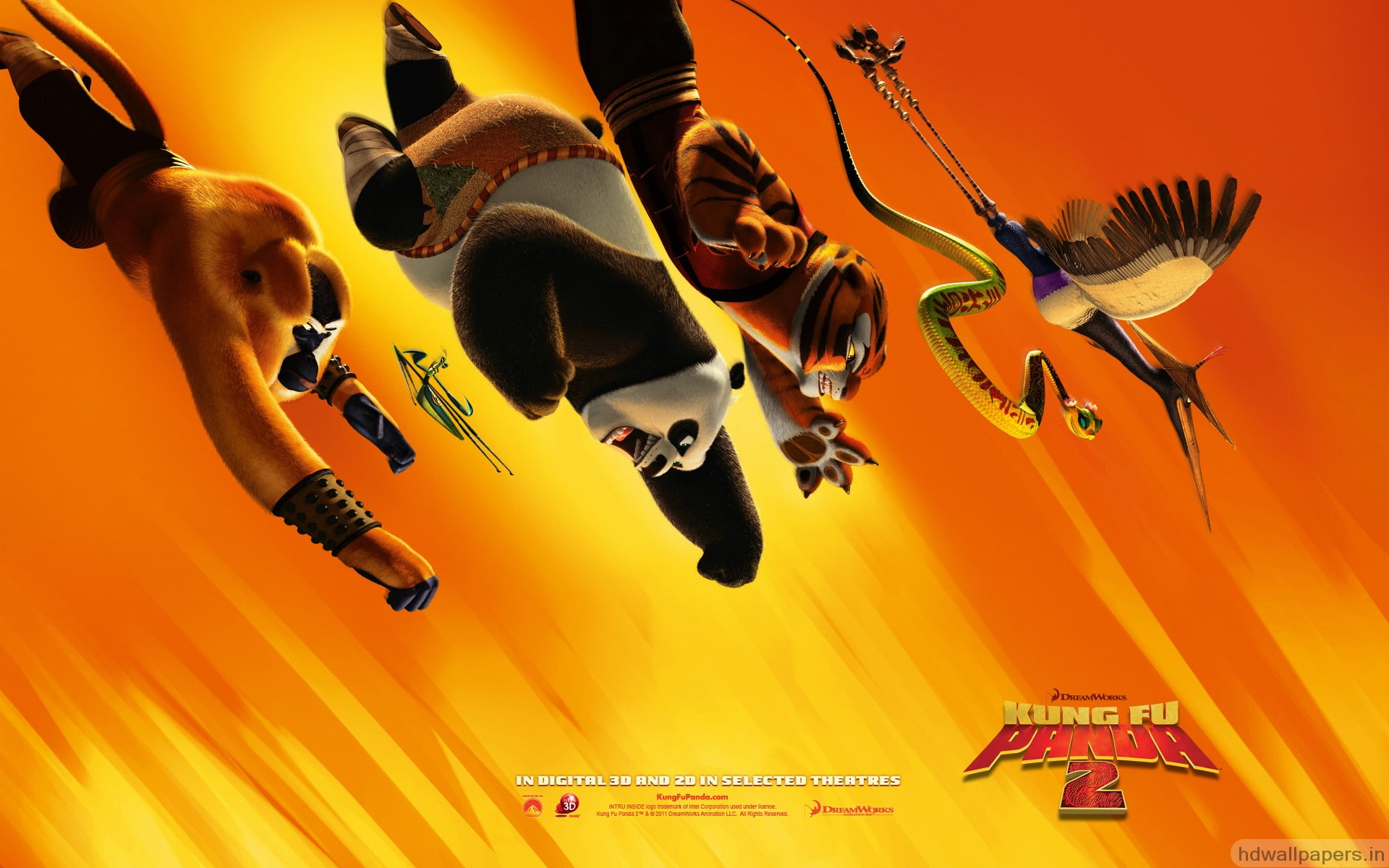1080P, kung, fu, pa, panda, movie, HD Wallpaper
