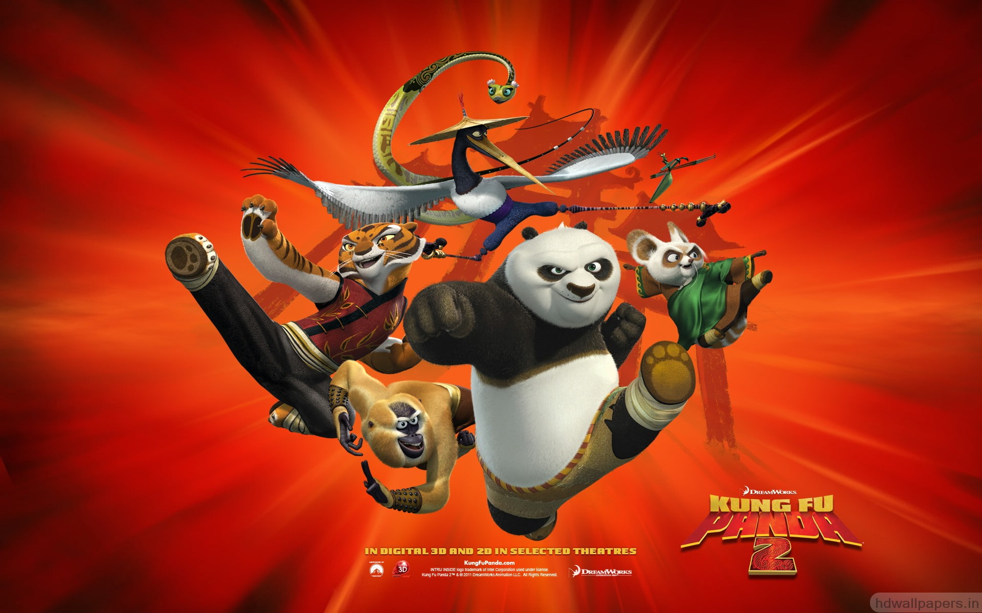 kung, 1080P, movie, pa, panda, fu, HD Wallpaper